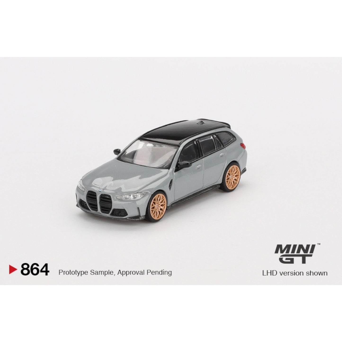 Mini GT - BMW M3 Competition Touring Brooklyn Grey - MGT00864 (LHD) - 1:64