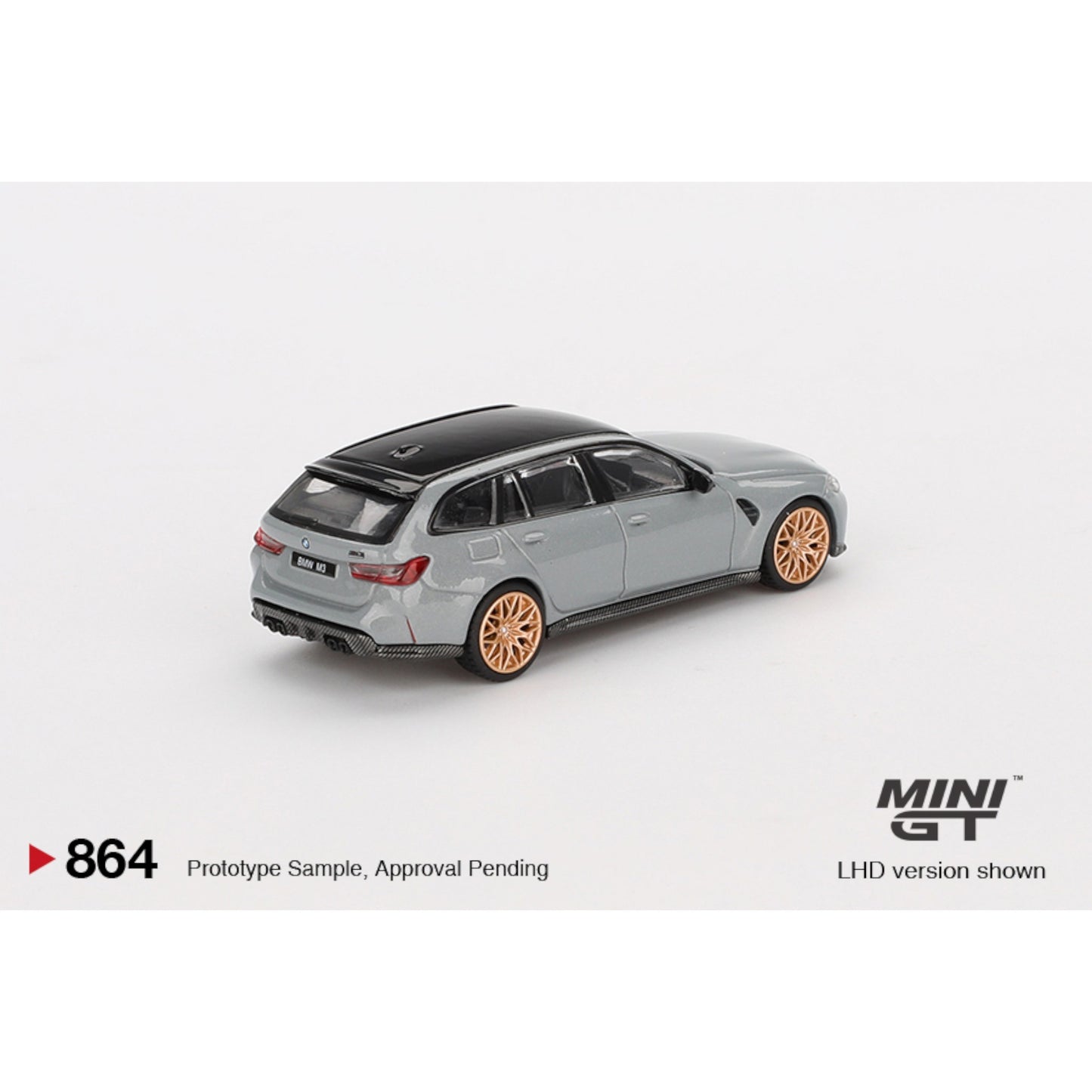 Mini GT - BMW M3 Competition Touring Brooklyn Grey - MGT00864 (LHD) - 1:64