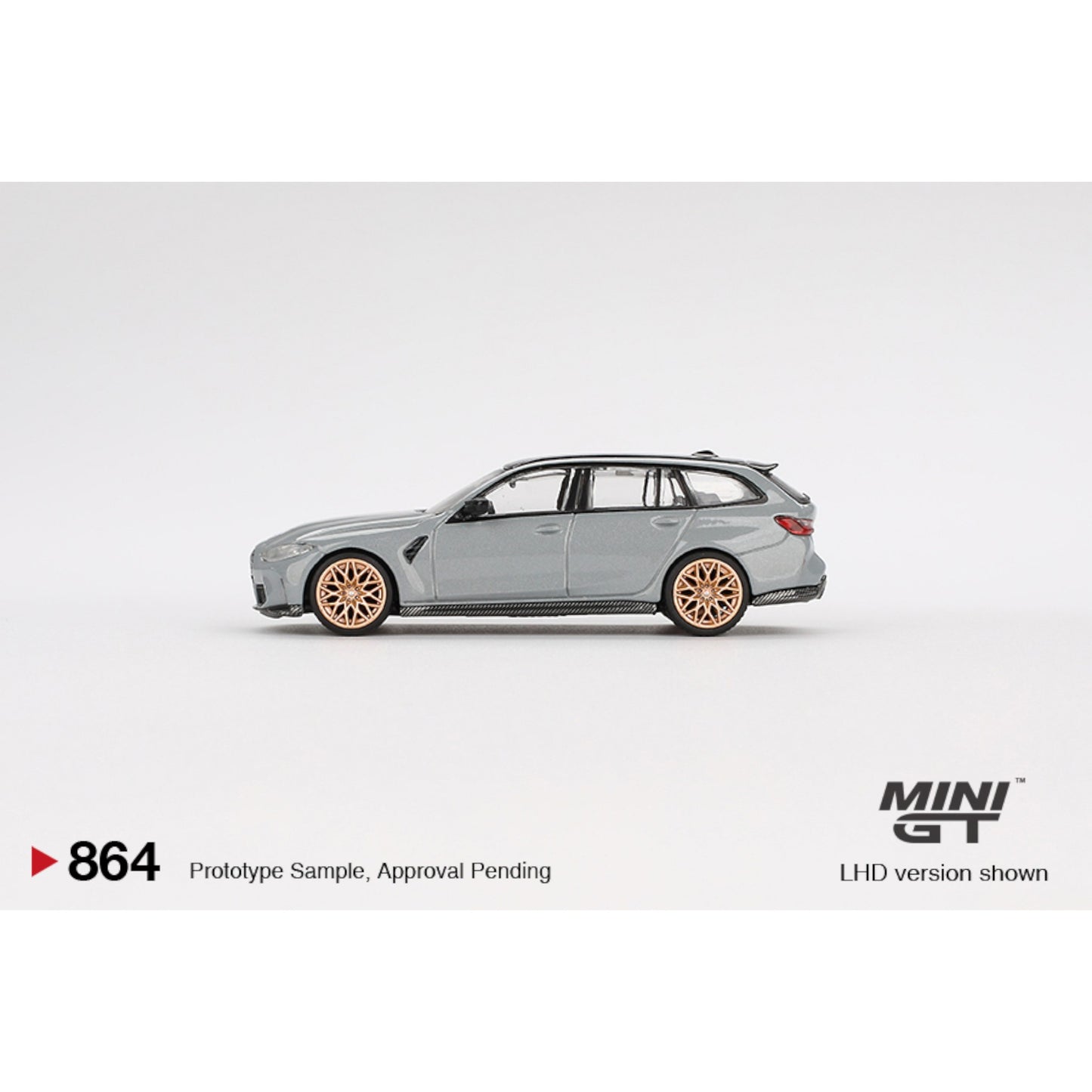 Mini GT - BMW M3 Competition Touring Brooklyn Grey - MGT00864 (LHD) - 1:64