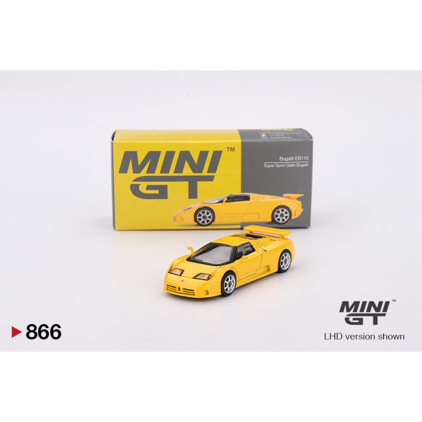 Mini GT - Bugatti EB110 Super Sport Giallo Bugatti - MGT00866 (LHD) - 1:64