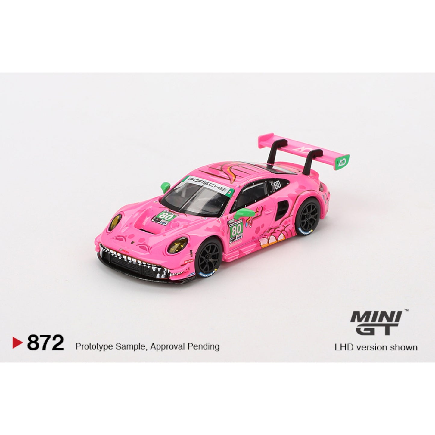 Mini GT - Porsche 911 GT3 R #80 AO Racing 2023 IMSA VIRginia Roxy - MGT00872 (LHD)