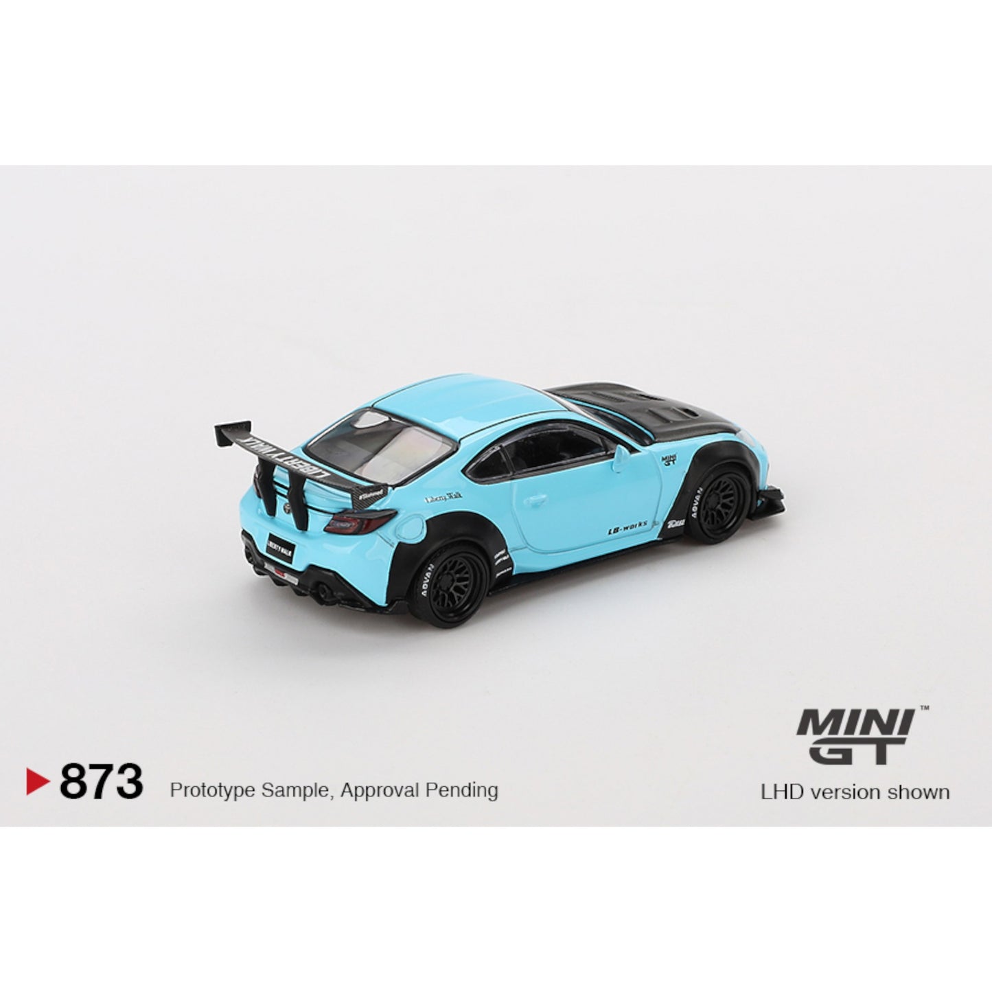 Mini GT - Toyota GR86 LB★Nation Baby Blue - MGT00873 (LHD)
