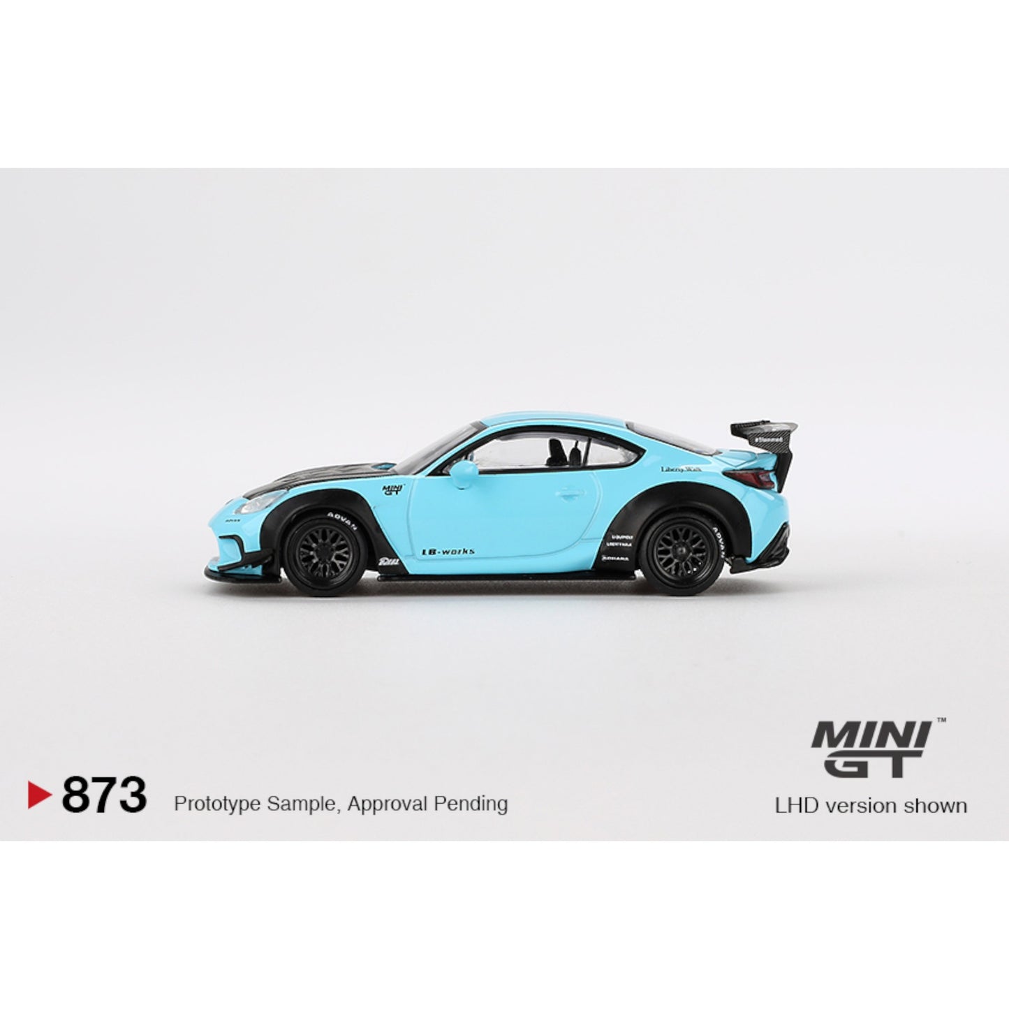 Mini GT - Toyota GR86 LB★Nation Baby Blue - MGT00873 (LHD)