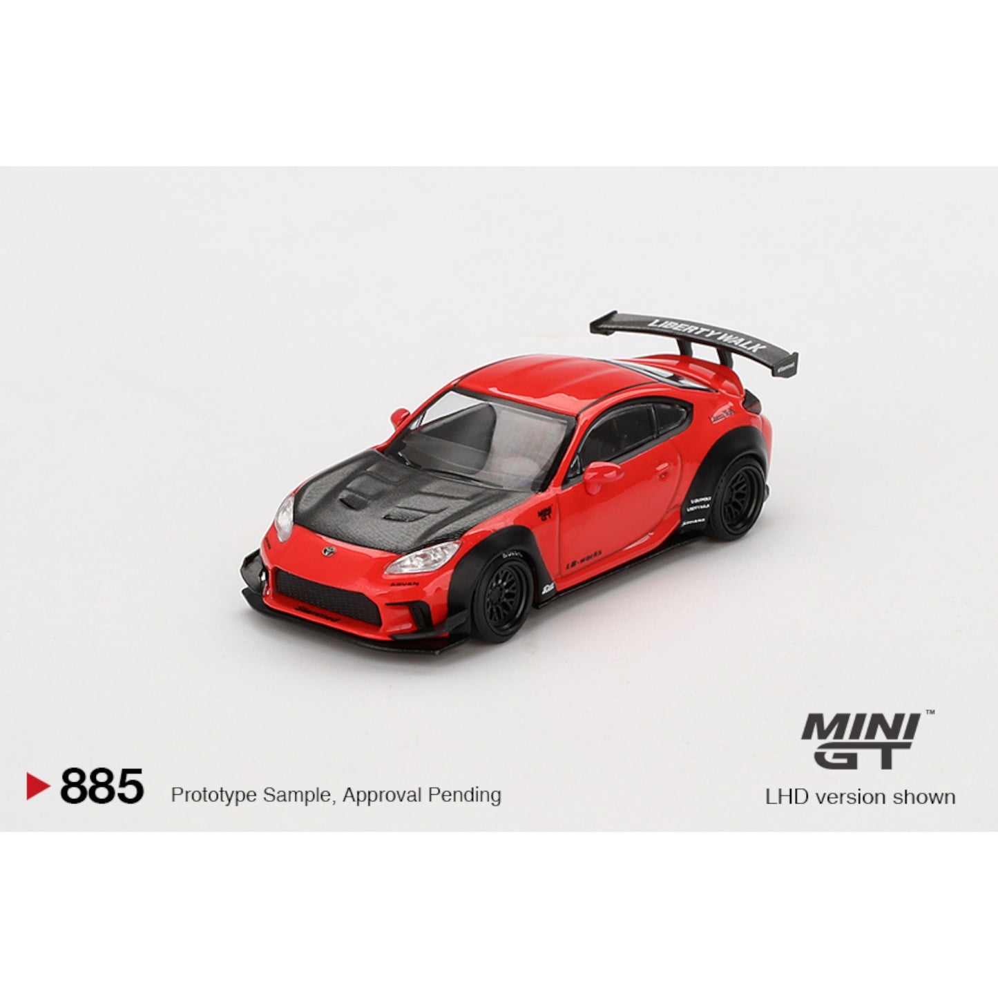 Mini GT - Toyota GR86 LB★Nation - Red - MGT00885 (LHD)
