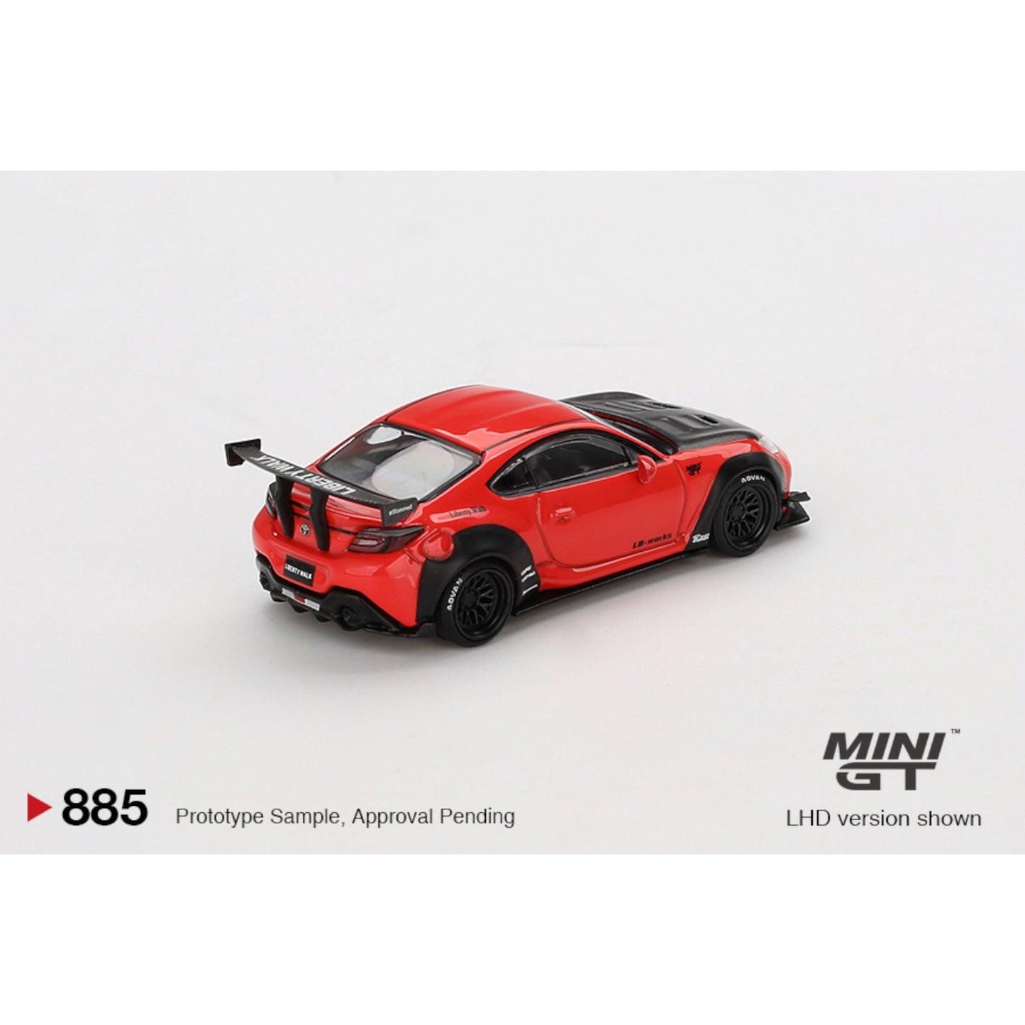 Mini GT - Toyota GR86 LB★Nation - Red - MGT00885 (LHD)