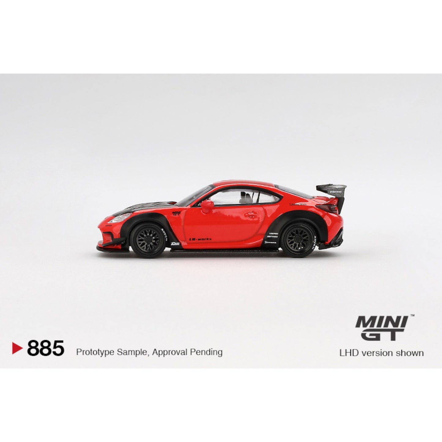 Mini GT - Toyota GR86 LB★Nation - Red - MGT00885 (LHD)