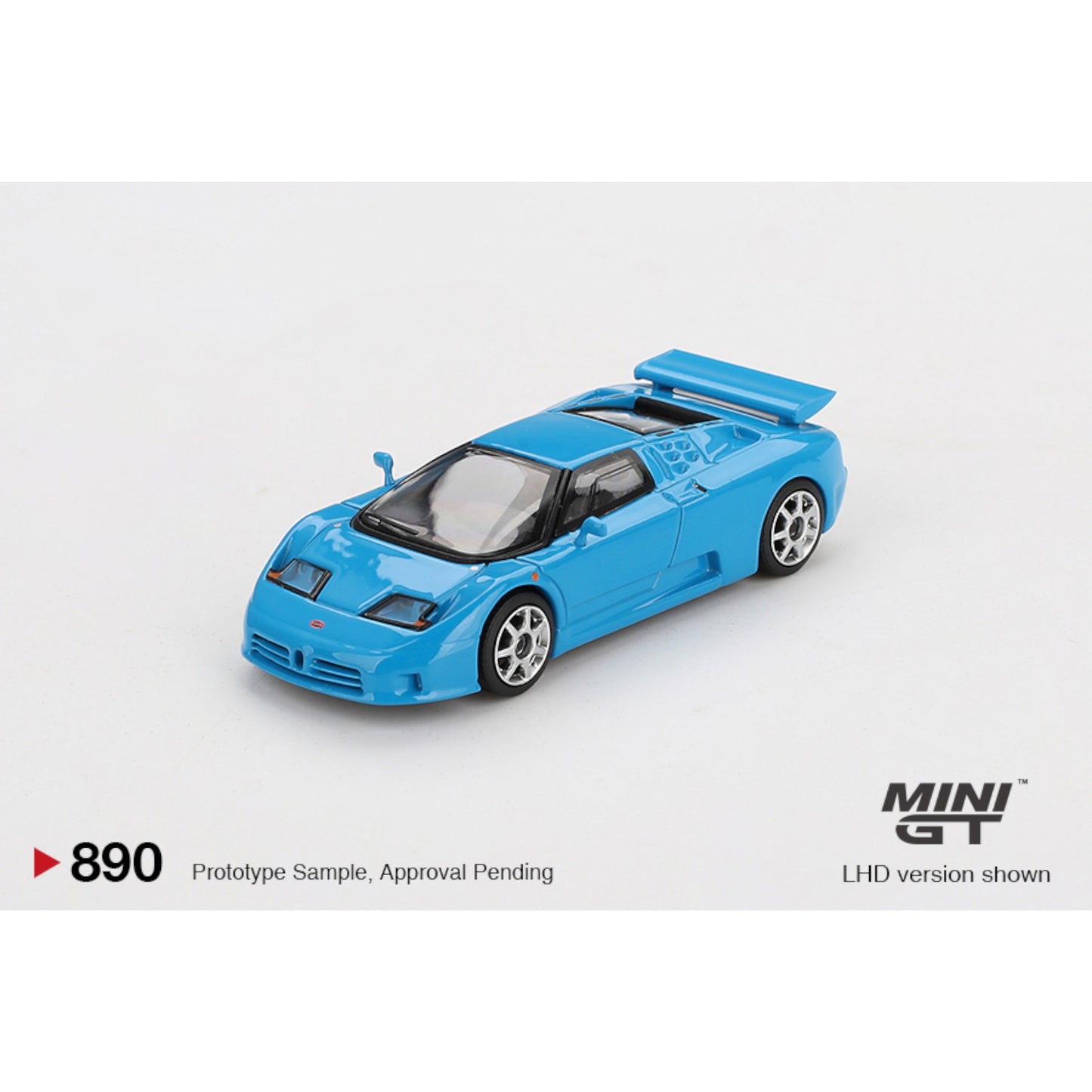 Mini GT - Bugatti EB110 Super Sport - Blu Bugatti - MGT00890 (LHD)
