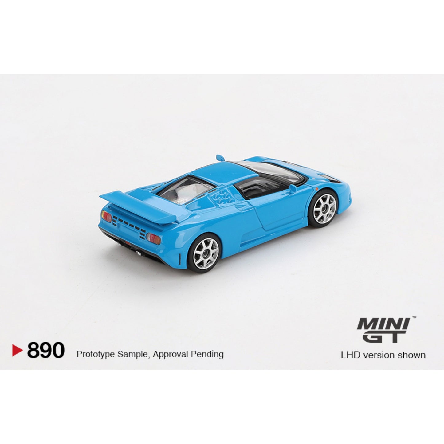 Mini GT - Bugatti EB110 Super Sport - Blu Bugatti - MGT00890 (LHD)