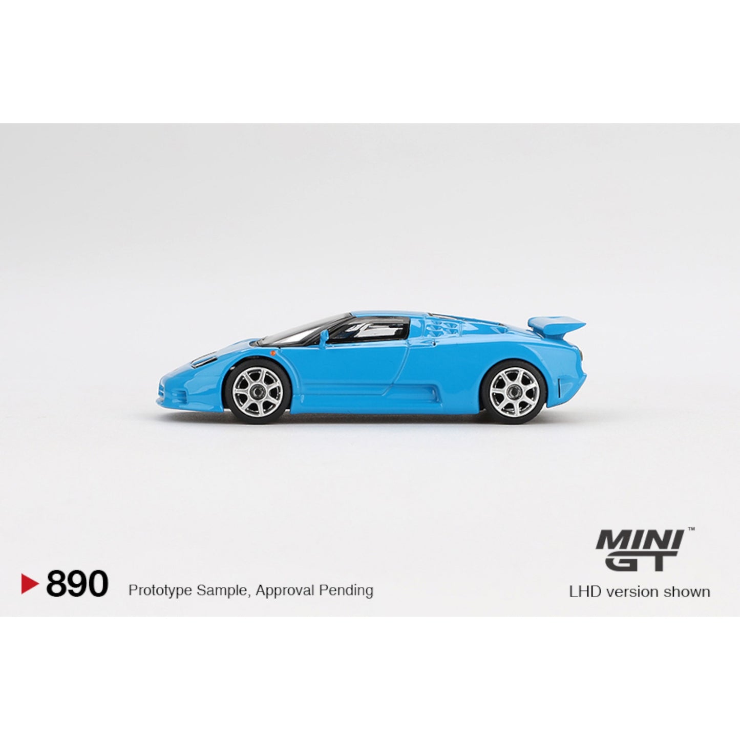 Mini GT - Bugatti EB110 Super Sport - Blu Bugatti - MGT00890 (LHD)