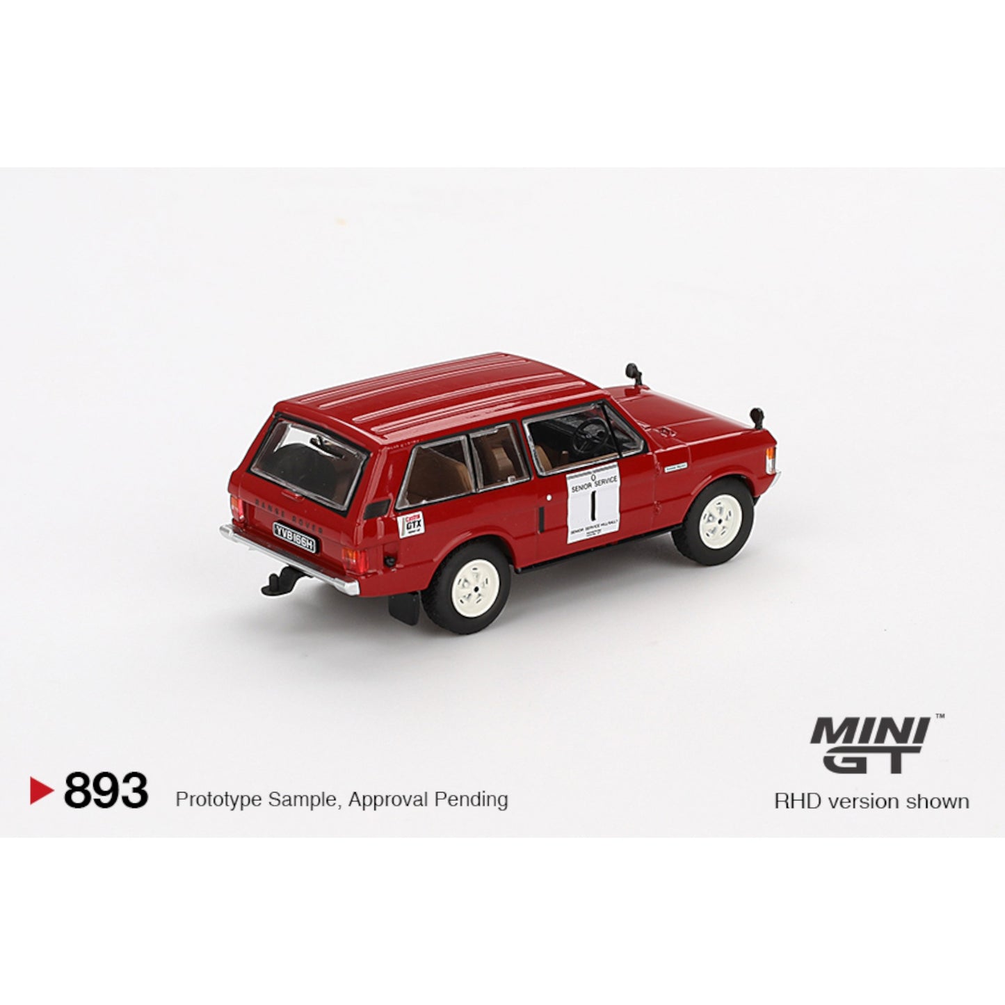 Mini GT - Pre-Order - Range Rover 1971 International Hillrally Winner - MGT00893 (RHD)