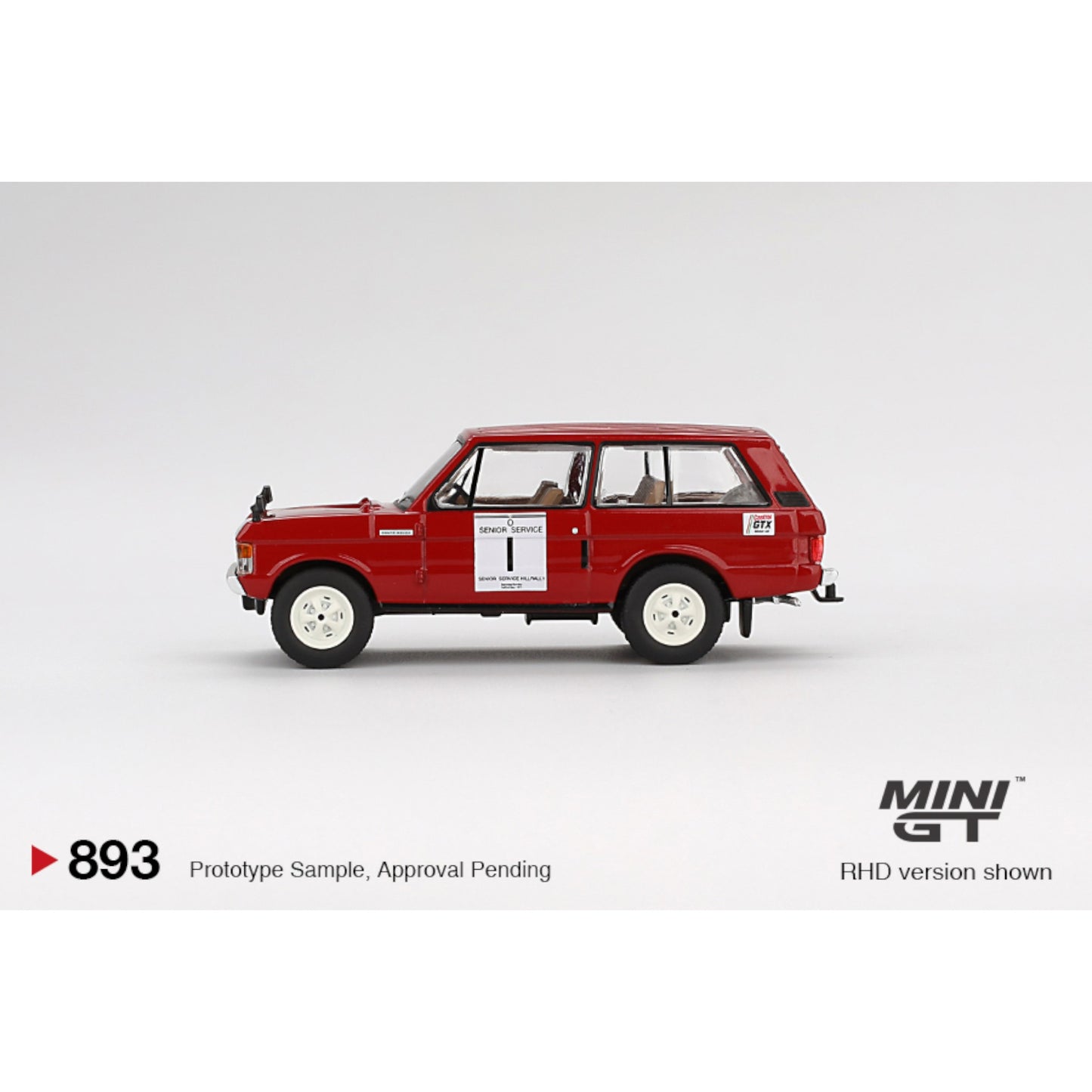 Mini GT - Pre-Order - Range Rover 1971 International Hillrally Winner - MGT00893 (RHD)