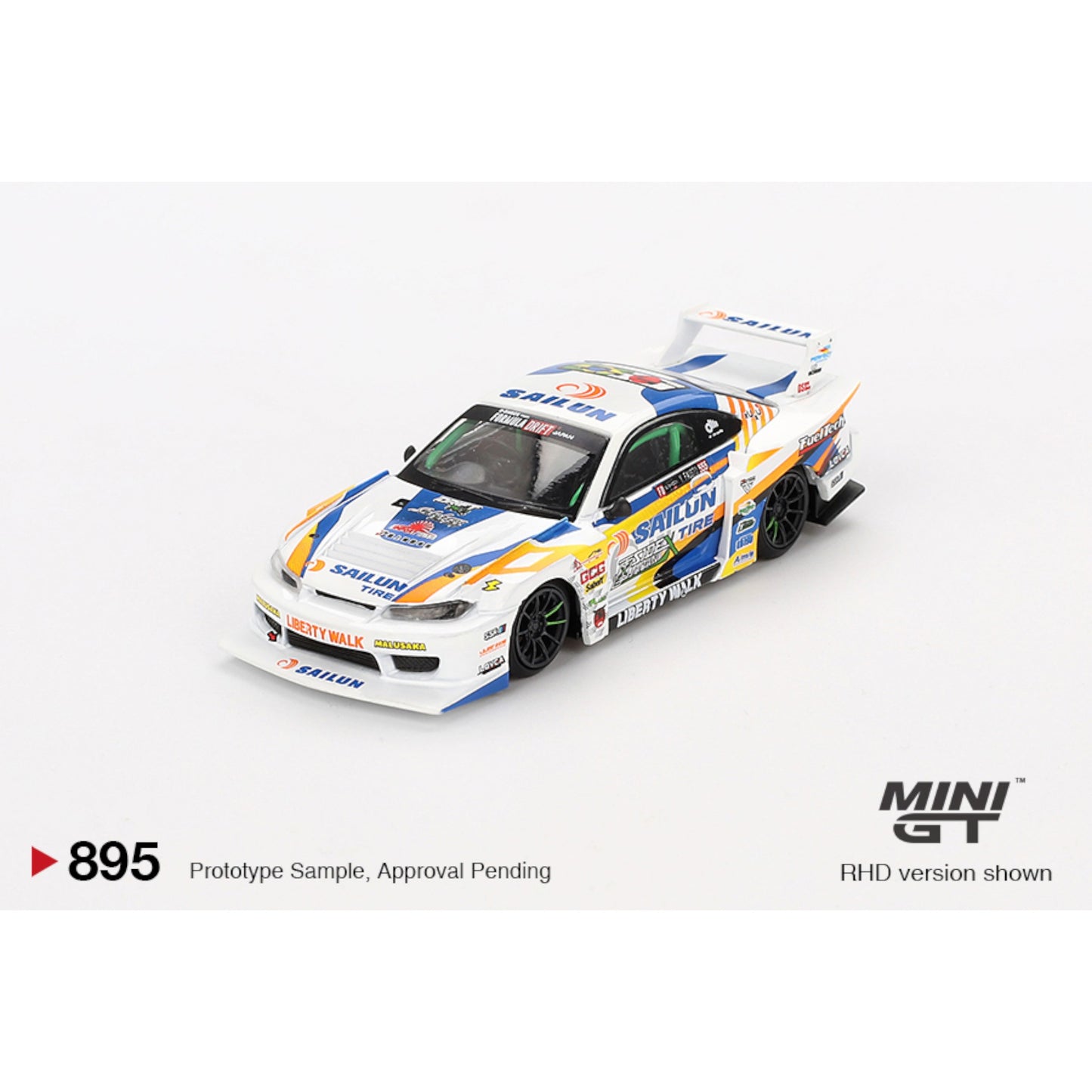 Mini GT - Nissan LB-Super Silhouette S15 SILVIA #555 2023 Formula Drift Japan - MGT00895 (RHD)