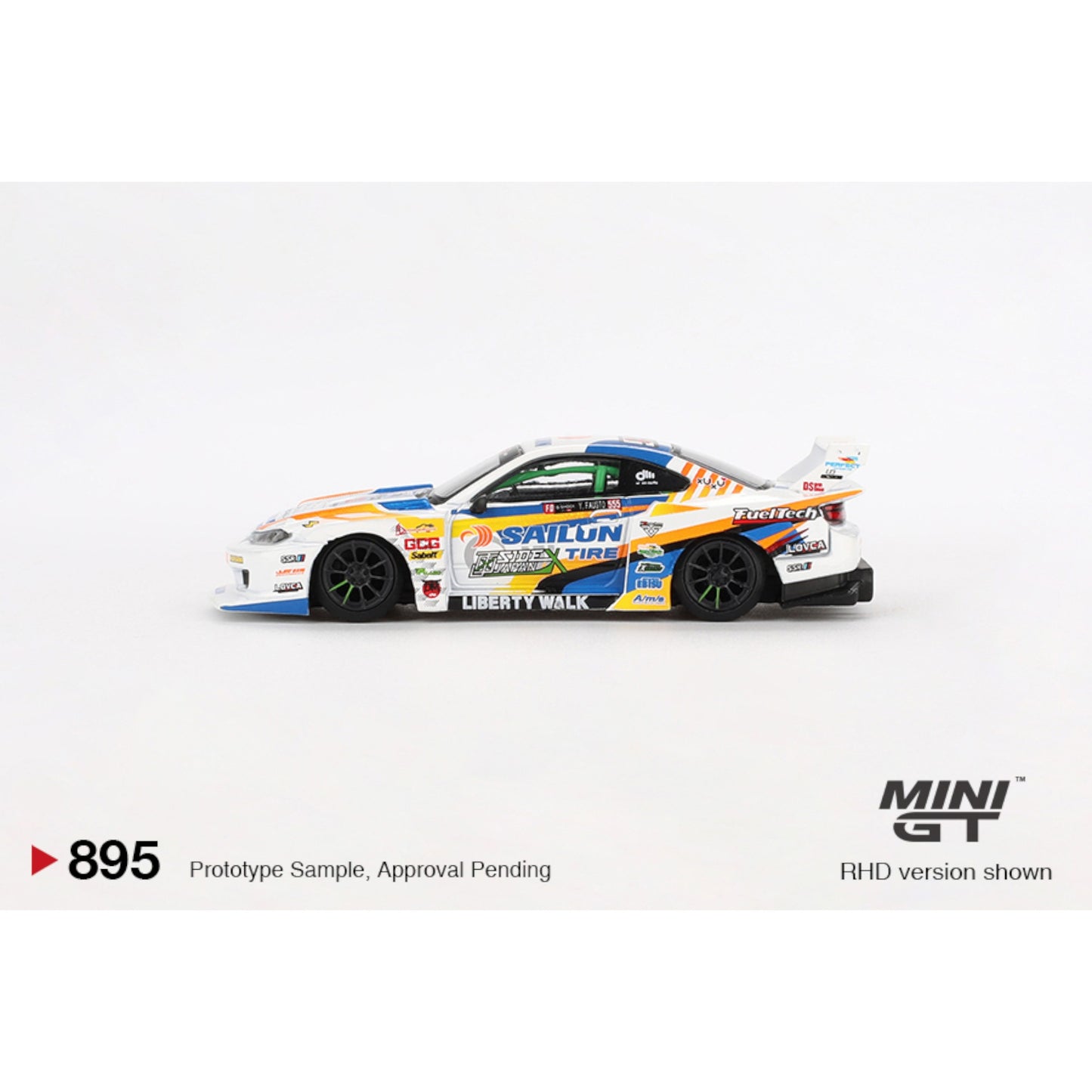 Mini GT - Nissan LB-Super Silhouette S15 SILVIA #555 2023 Formula Drift Japan - MGT00895 (RHD)