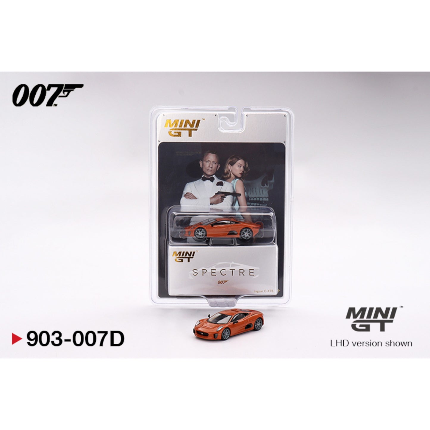 Mini GT - James Bond - Jaguar C-X75 "SPECTRE" / Dutch Blister Packaging - MGT00903-007D (LHD)