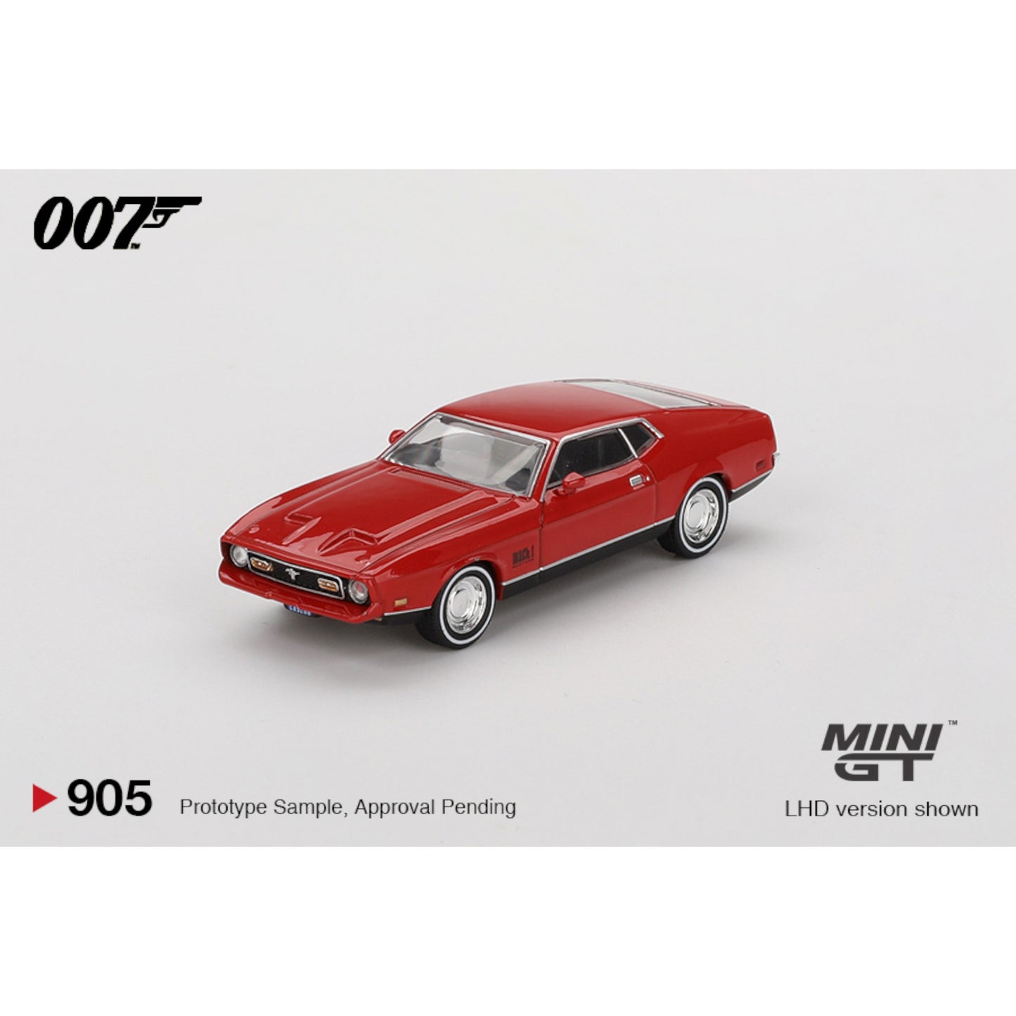 Mini GT - Pre-Order - James Bond - 1971 Ford Mustang Mach 1 *Diamonds Are Forever* - MGT00905-007E