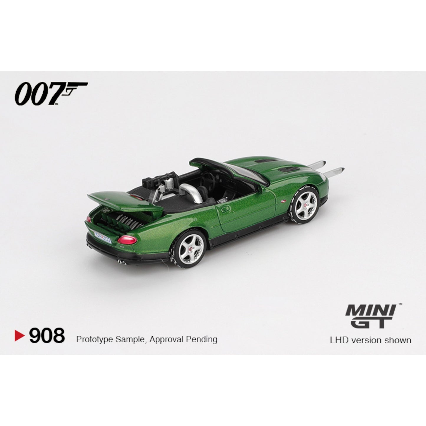 Mini GT - Pre-Order - James Bond - Jaguar XKR - Die Another Day - English Blister - MGT00908-007E