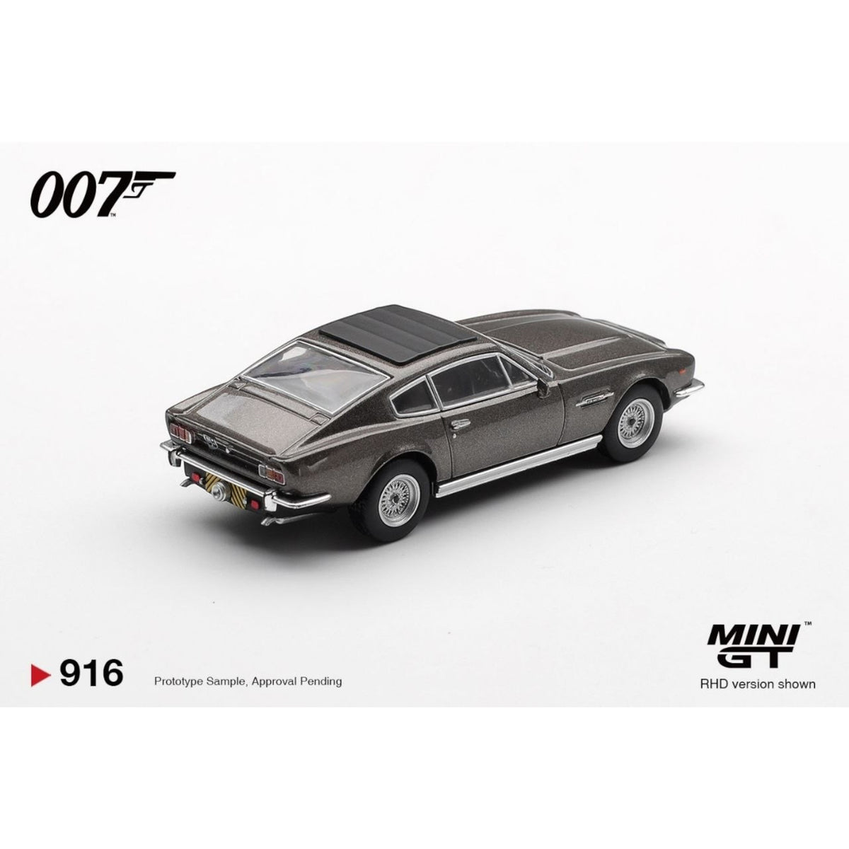 Mini GT - Pre-Order - James Bond - Aston Martin V8 Vantage - The Living Daylights - Japanese Blister - MGT00916-007J