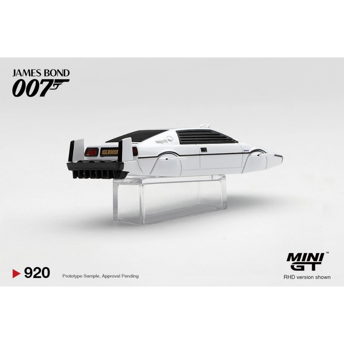 Mini GT - Pre-Order - James Bond - Lotus Esprit S1 “The Spy Who Loved Me” Submarine - MGT00920-007I