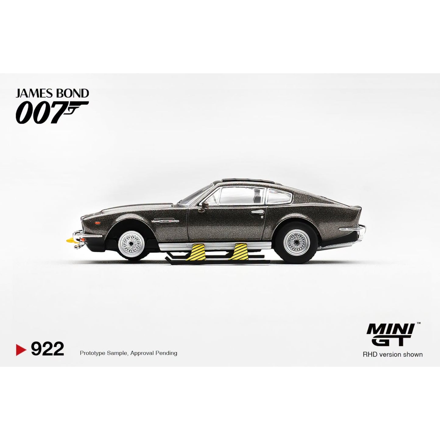 Mini GT - Pre-Order - James Bond - Aston Martin V8 Vantage “The Living Daylights” - MGT00922-007J