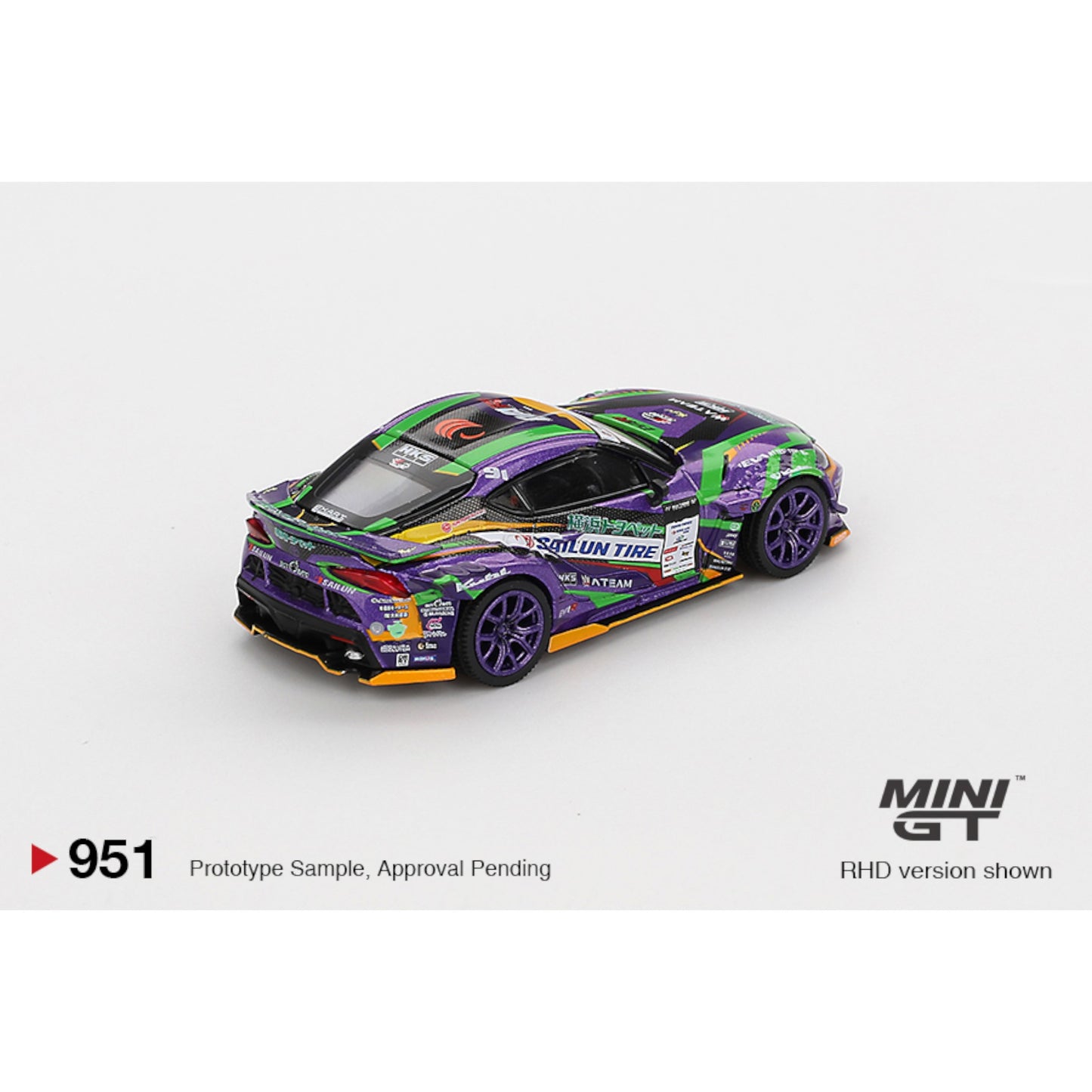 Mini GT - Pre-Order - Toyota GR Supra KUHL 2021 D1GP EVANGELION RACING - MGT00951-BL