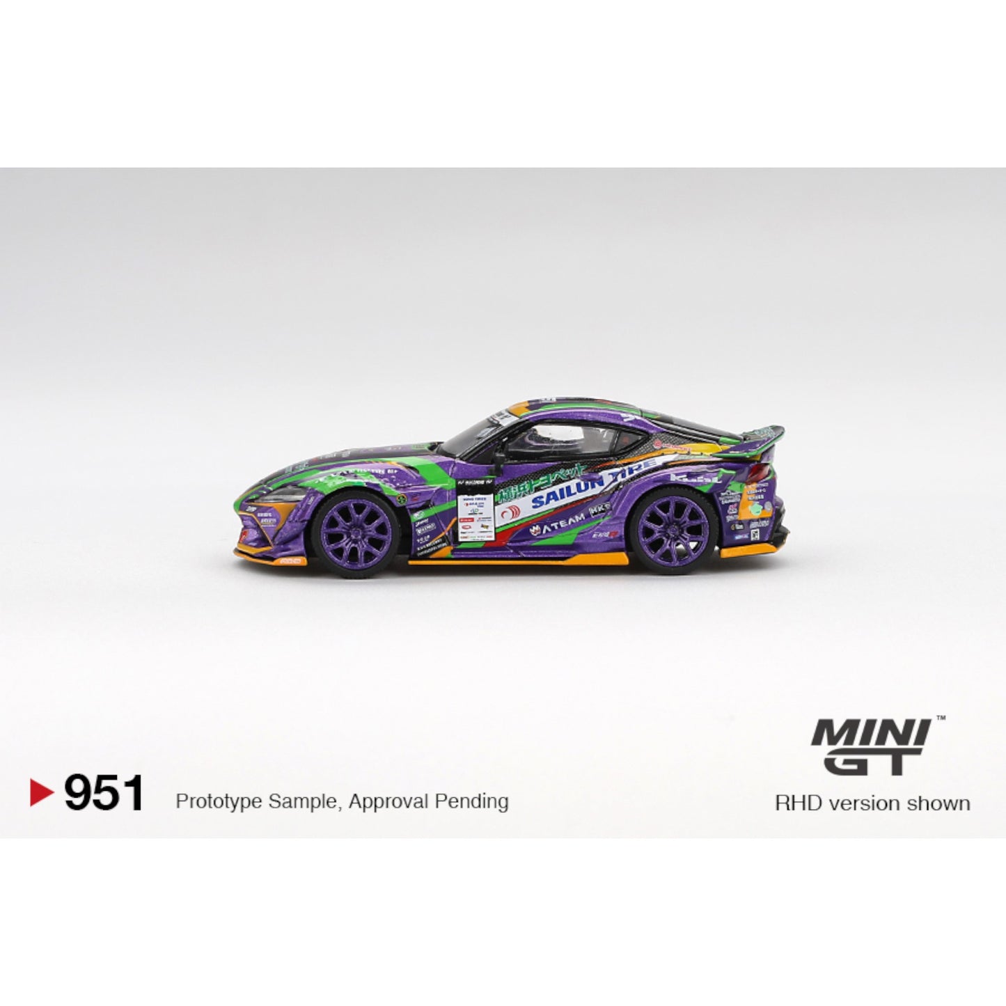Mini GT - Pre-Order - Toyota GR Supra KUHL 2021 D1GP EVANGELION RACING - MGT00951-BL