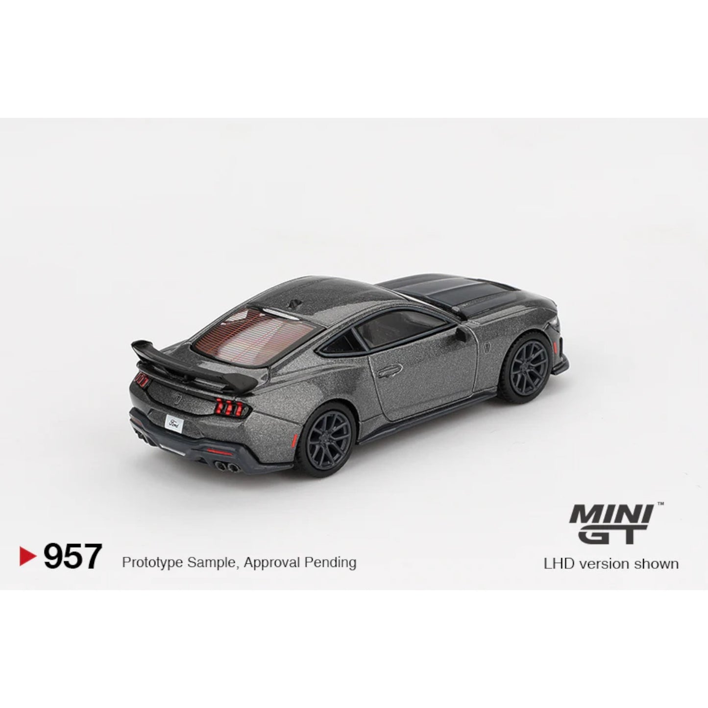 Mini GT - Pre-Order - Ford Mustang Dark Horse 2024 Carbonized Gray - MGT00957 (LHD)