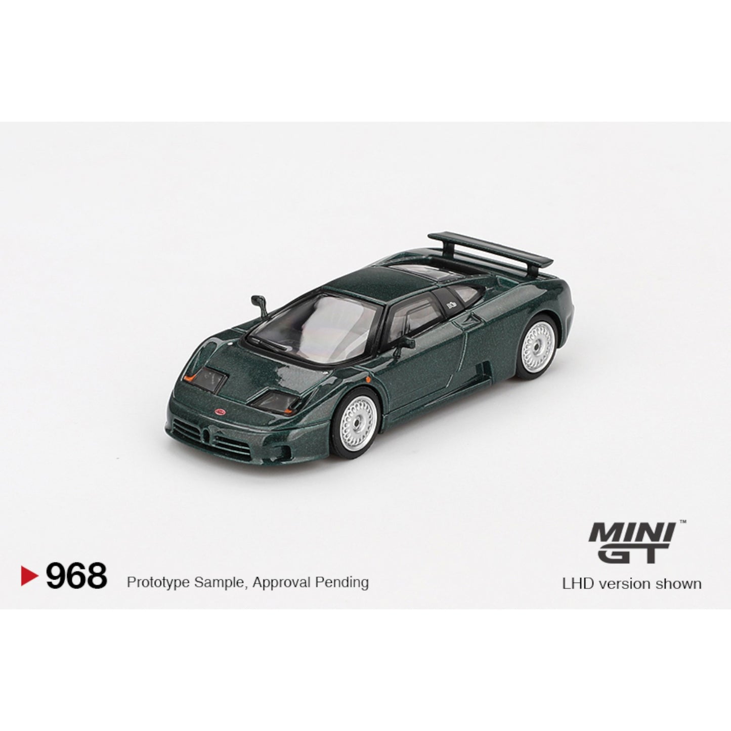 Mini GT - Bugatti EB110 GT Verde Scuro - MGT00968 (LHD)