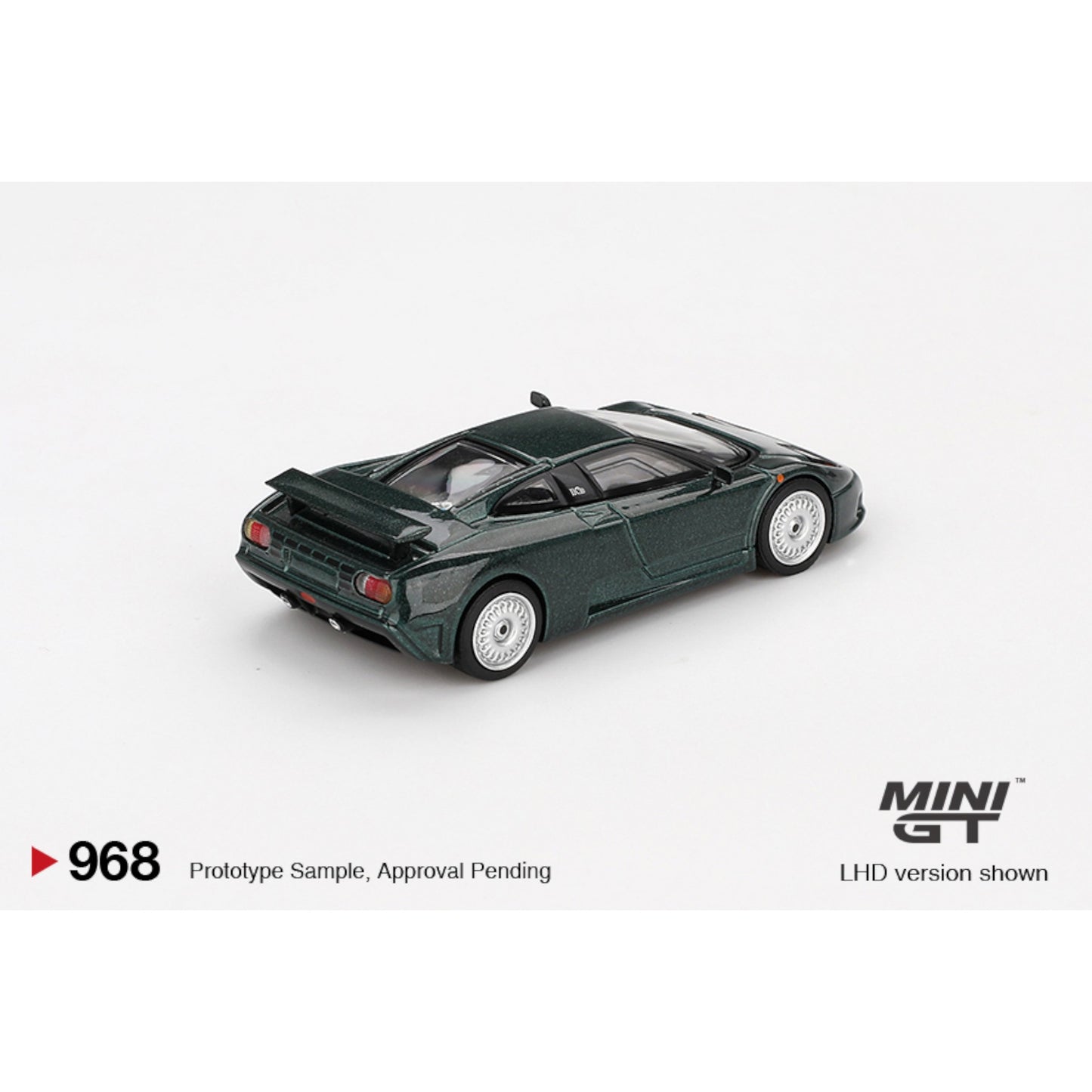 Mini GT - Bugatti EB110 GT Verde Scuro - MGT00968 (LHD)