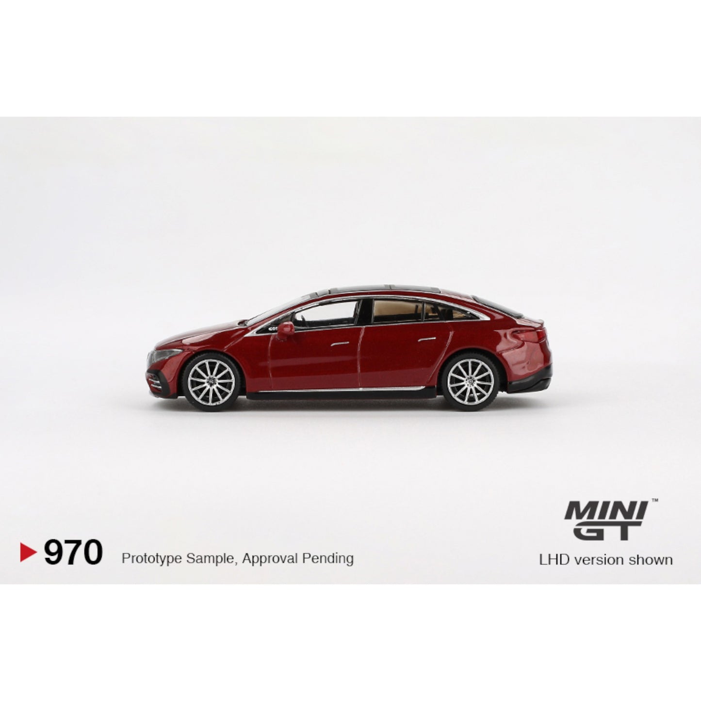 Mini GT - Mercedes-Benz EQS 580 4MATIC Red Metallic - MGT00970 (LHD)