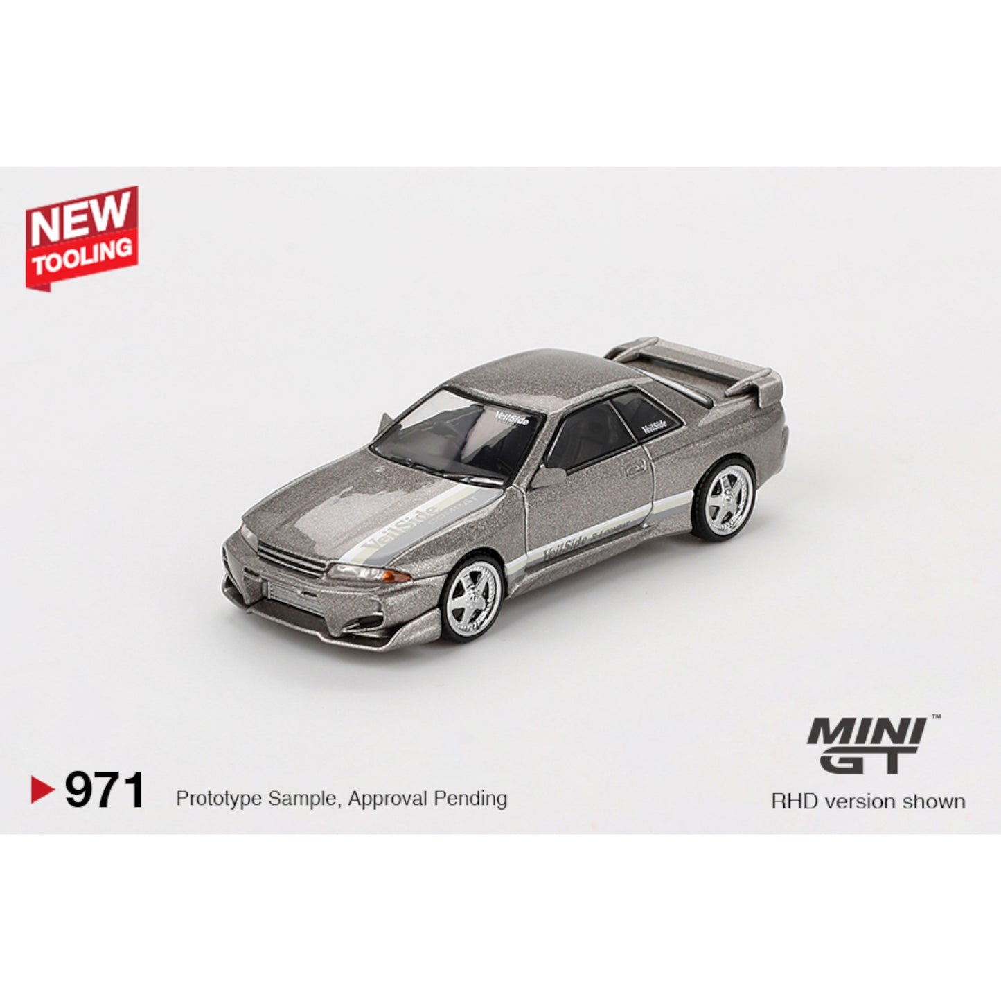 Mini GT - Nissan Skyline GT-R (R32) Veilside Combat C-I Veilside Combat Grey - MGT00971 (RHD)