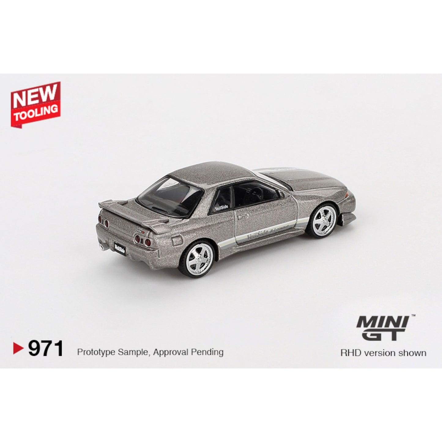Mini GT - Nissan Skyline GT-R (R32) Veilside Combat C-I Veilside Combat Grey - MGT00971 (RHD)