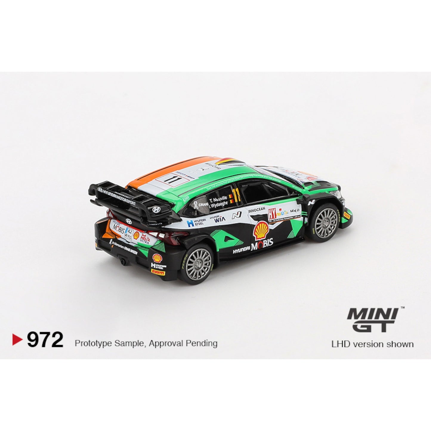 Mini GT - Pre-Order - Hyundai i20 N Rally1 #11 2023 Rally Croatia Power Stage Winner - MGT00972 (LHD)