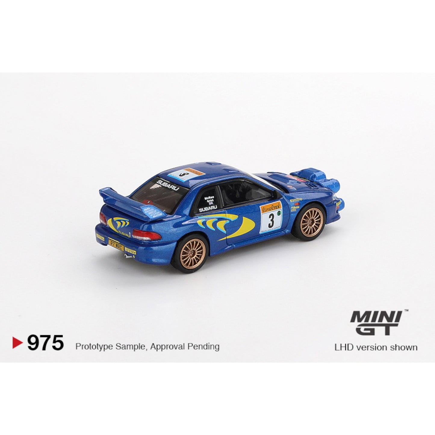 Mini GT - Subaru Impreza WRC98 1998 Rally Monte-Carlo 3rd Place #3 - MGT00975 (LHD)