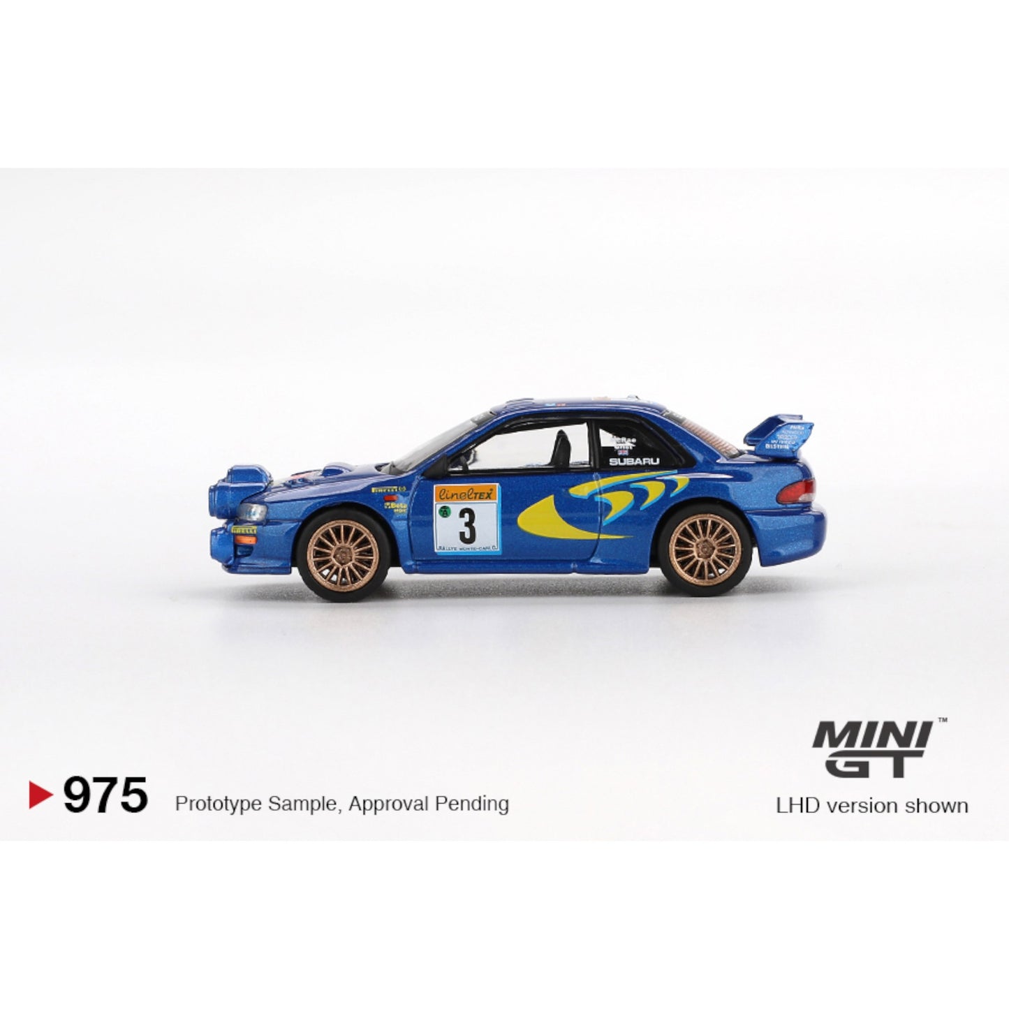 Mini GT - Subaru Impreza WRC98 1998 Rally Monte-Carlo 3rd Place #3 - MGT00975 (LHD)