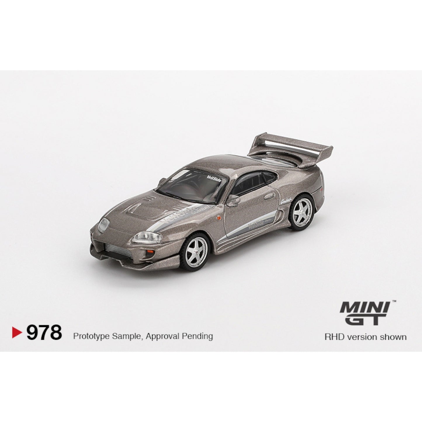 Mini GT - Toyota Supra VeilSide Combat V-II Combat Grey - MGT00978 (LHD)