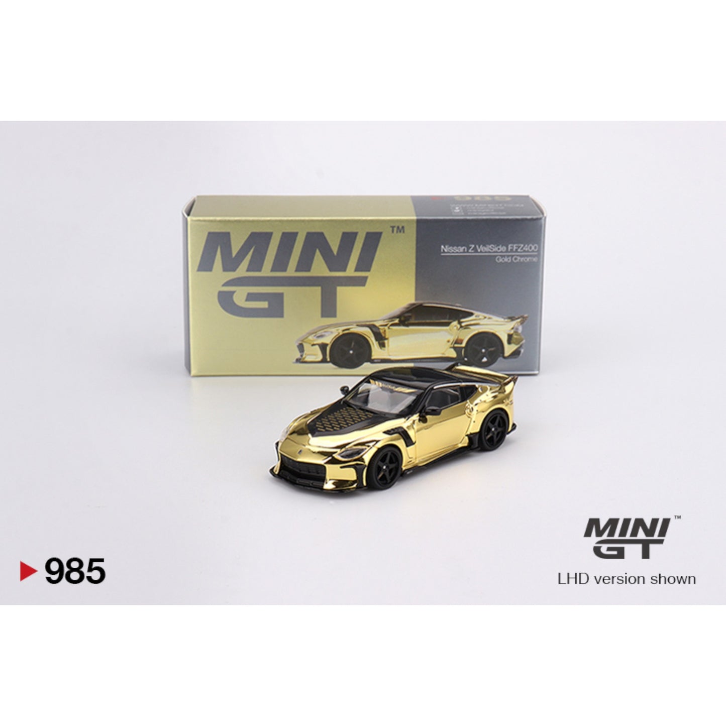Mini GT - Nissan Z VeilSide FFZ400 Gold Chrome - MGT00985 (LHD)