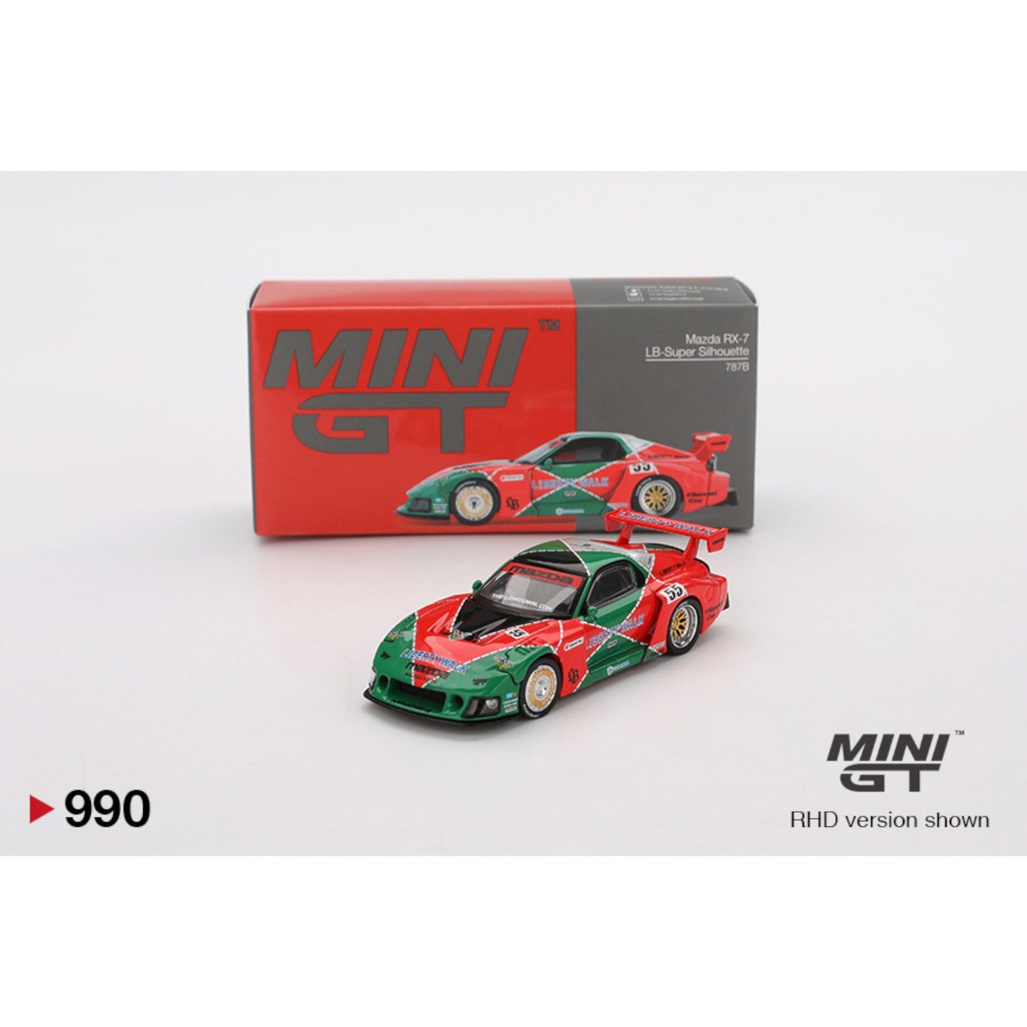Mini GT - Mazda RX-7 LB-Super Silhouette 787B - MGT00990 (RHD)