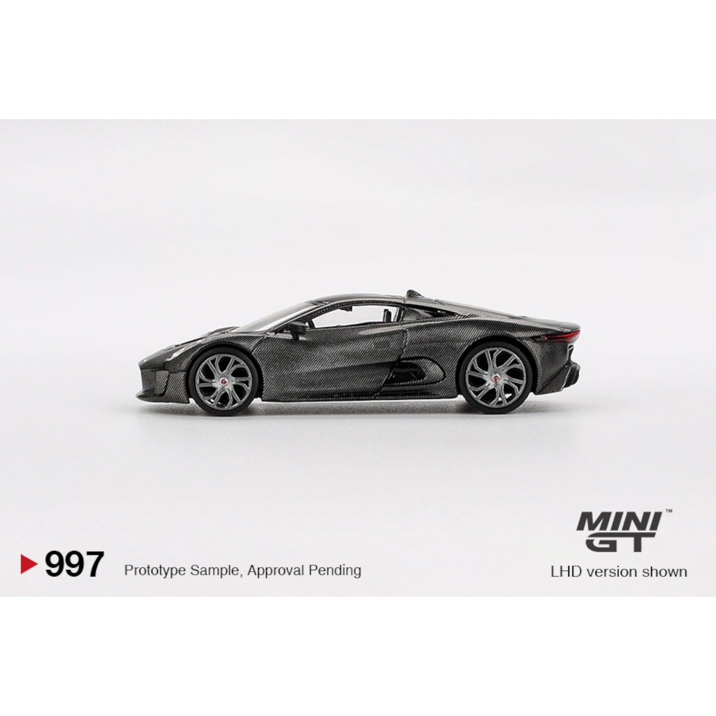 Mini GT - Jaguar C-X75 Test Car, carbon - MGT00997 (LHD)