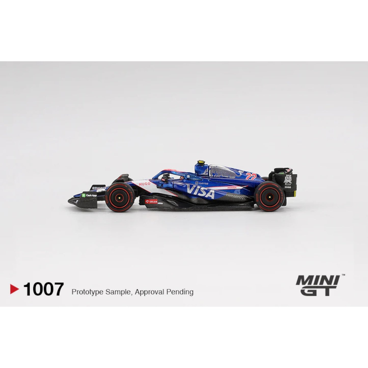 Mini GT - RB VCARB 01 #22 Yuki Tsunoda 2024 F1 2024 Bahrain GP - MGT01007