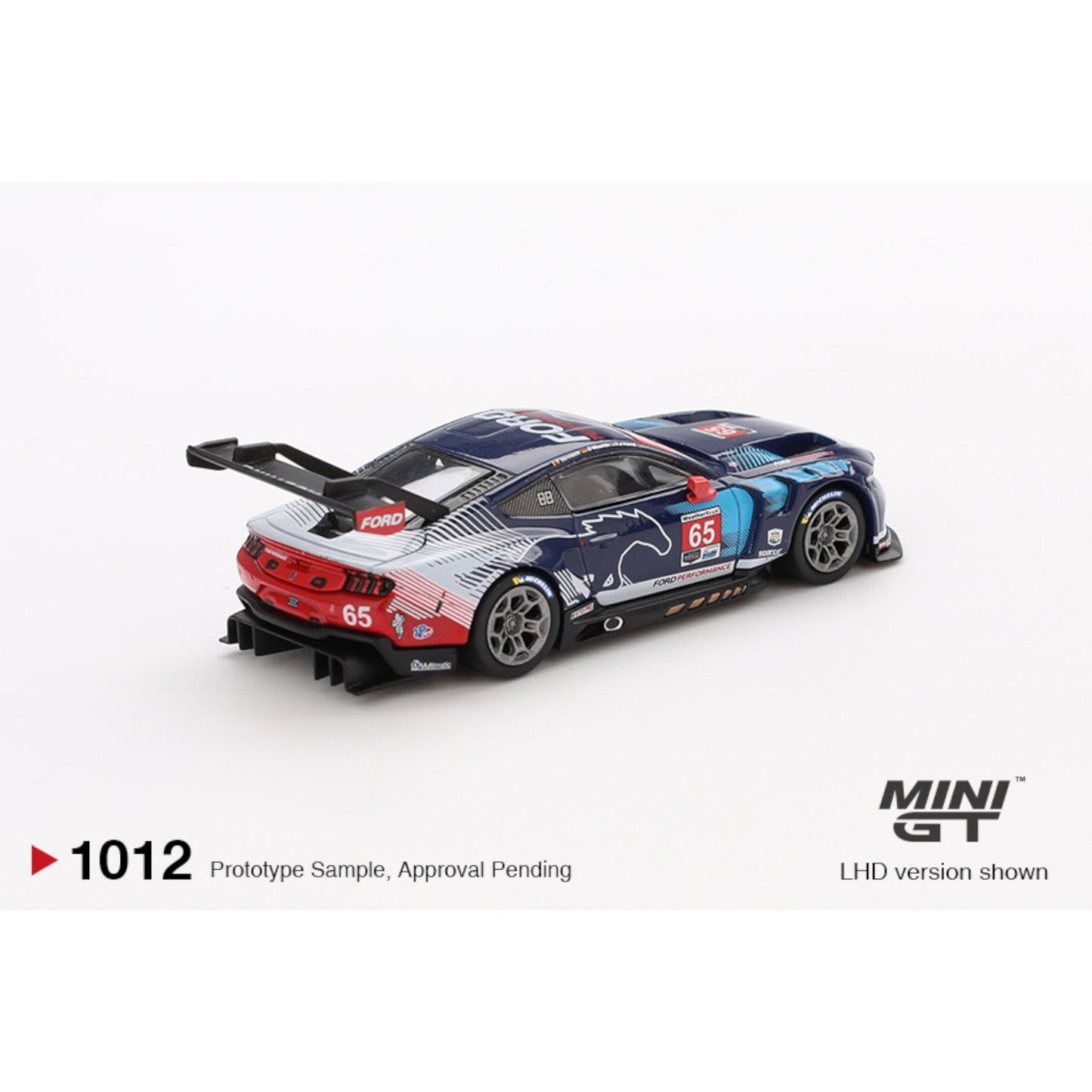 Mini GT - Pre-Order - Ford Mustang GT3 #65 Ford Multimatic Motorsports 2024 IMSA Daytona 24 Hrs - MGT01012 (LHD)