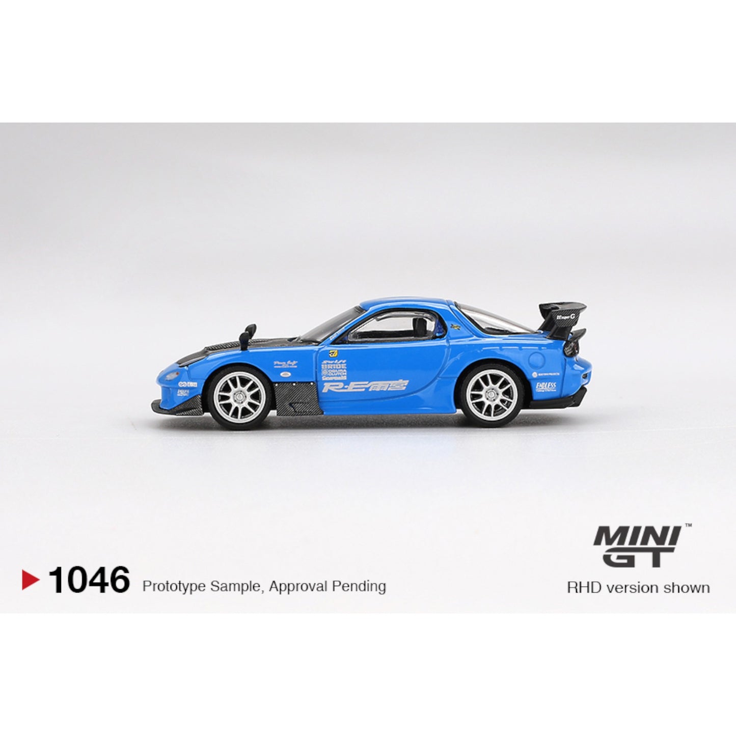 Mini GT - Mazda RX-7 RE-Amemiya 20B NA 3ROTOR-7 “Ama-san Go” - MGT01046 (RHD)