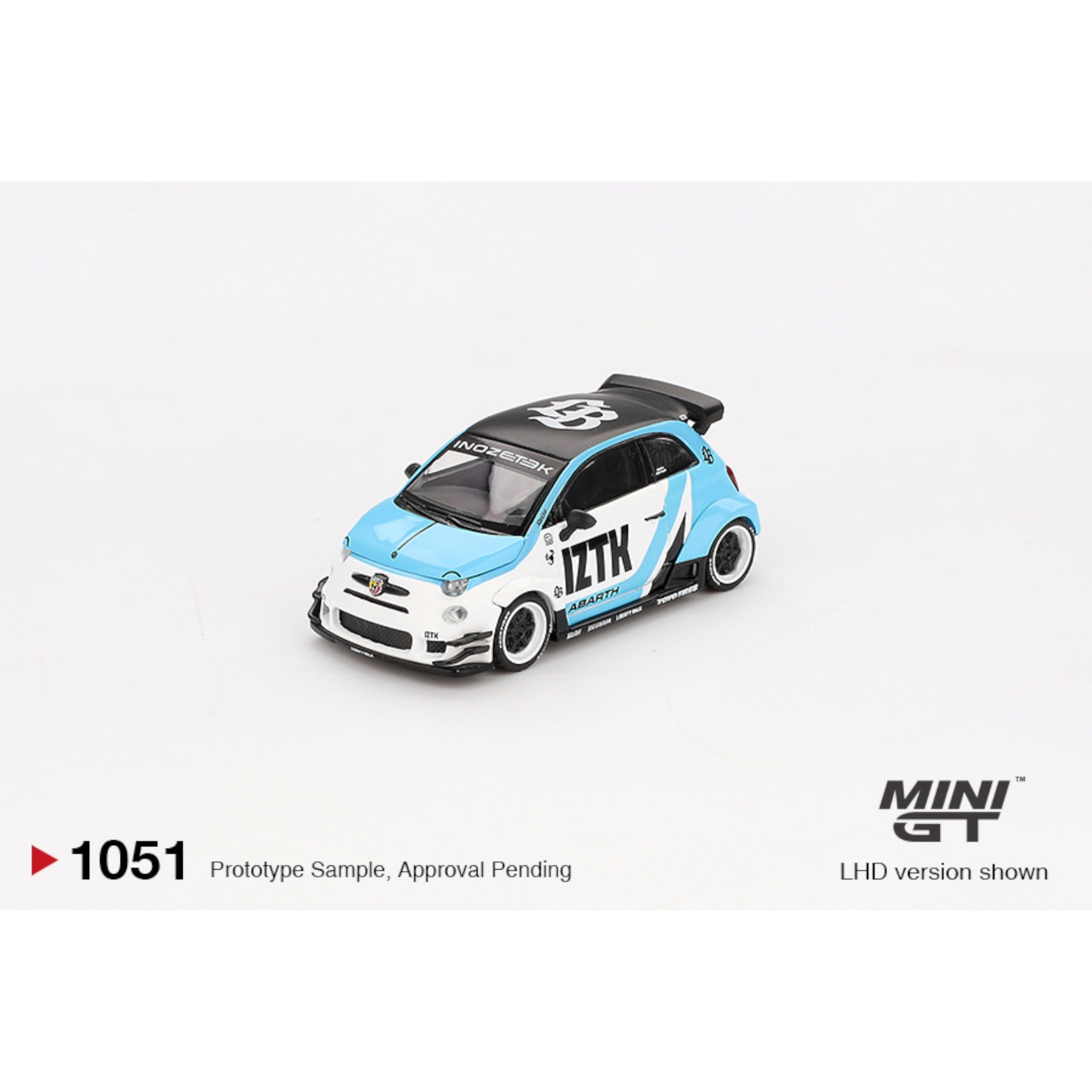 Mini GT - Pre-Order - Abarth 595 LB-WORKS x Abas Works IZTK - MGT01051 (LHD)