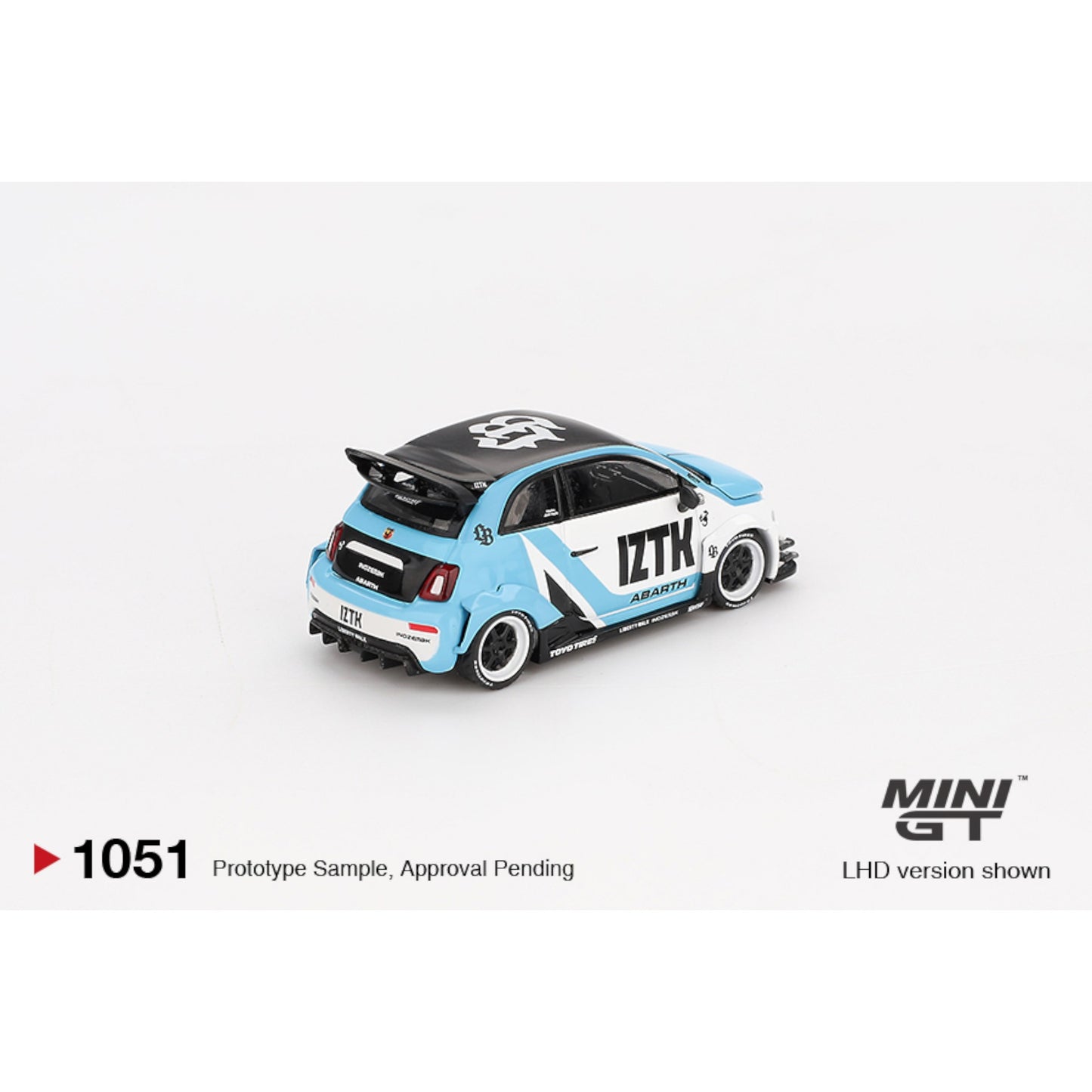 Mini GT - Pre-Order - Abarth 595 LB-WORKS x Abas Works IZTK - MGT01051 (LHD)