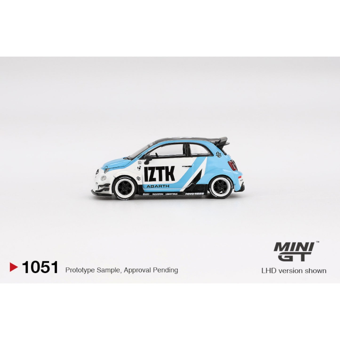 Mini GT - Abarth 595 LB-WORKS x Abas Works IZTK - MGT01051 (LHD)