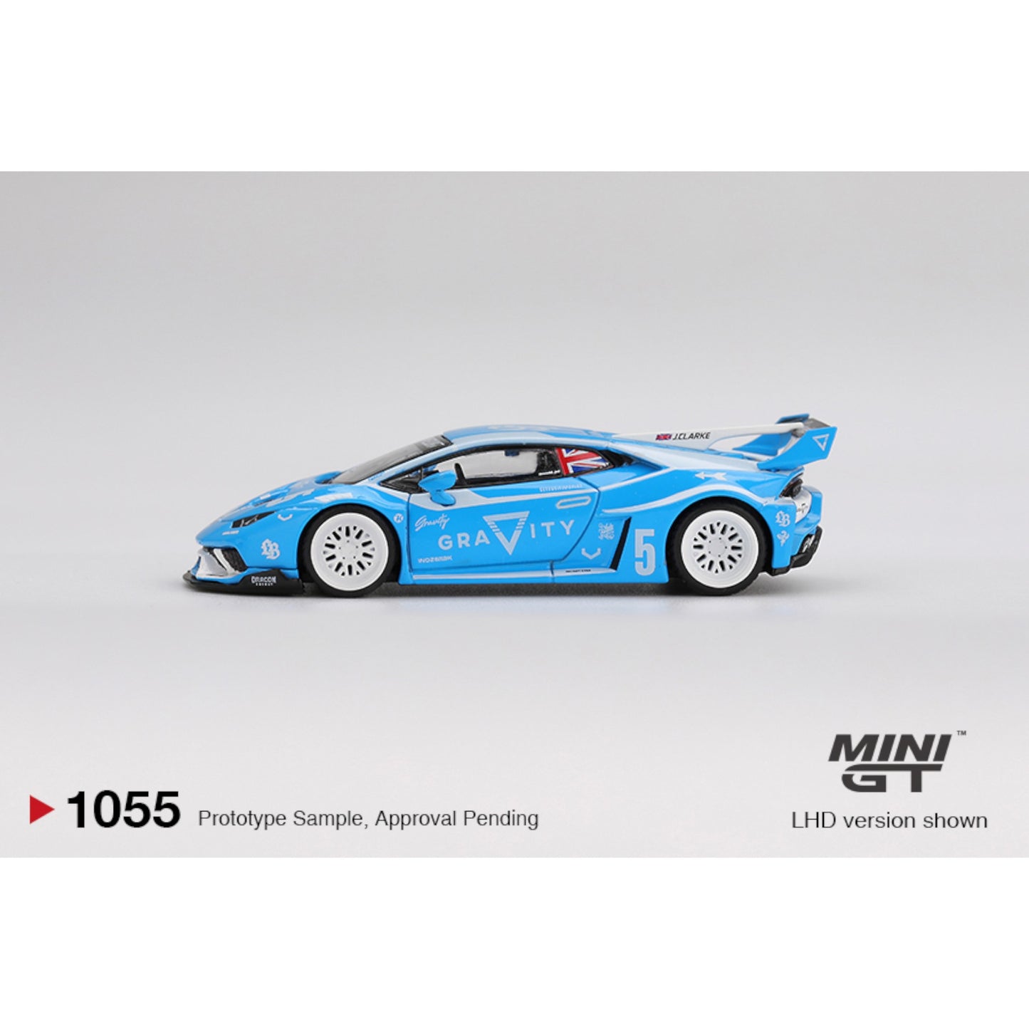 Mini GT - Pre-Order - LB★WORKS Lamborghini Huracán GT GRAVITY - MGT01055 (RHD)