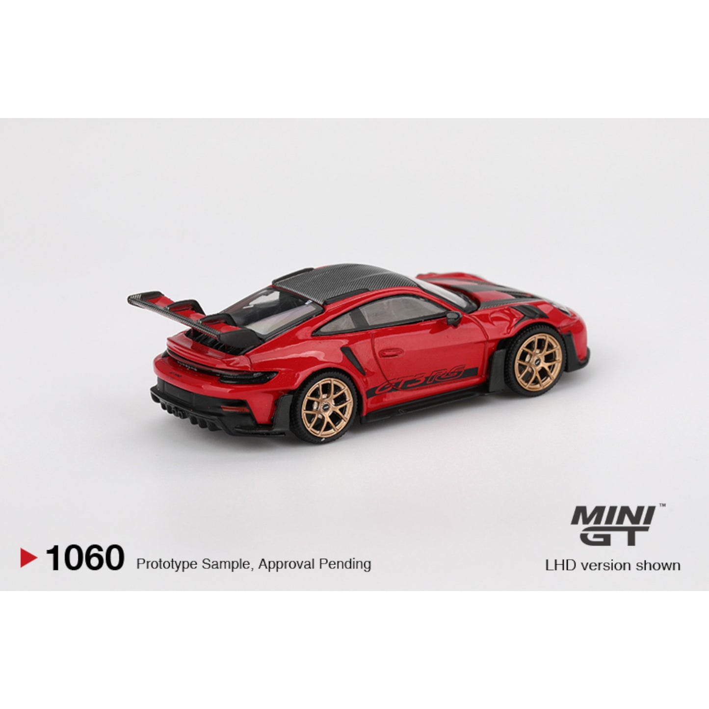 Mini GT - Pre-Order - Porsche 911 (992) GT3 RS Weissach Package Guards Red - MGT01056 (LHD)