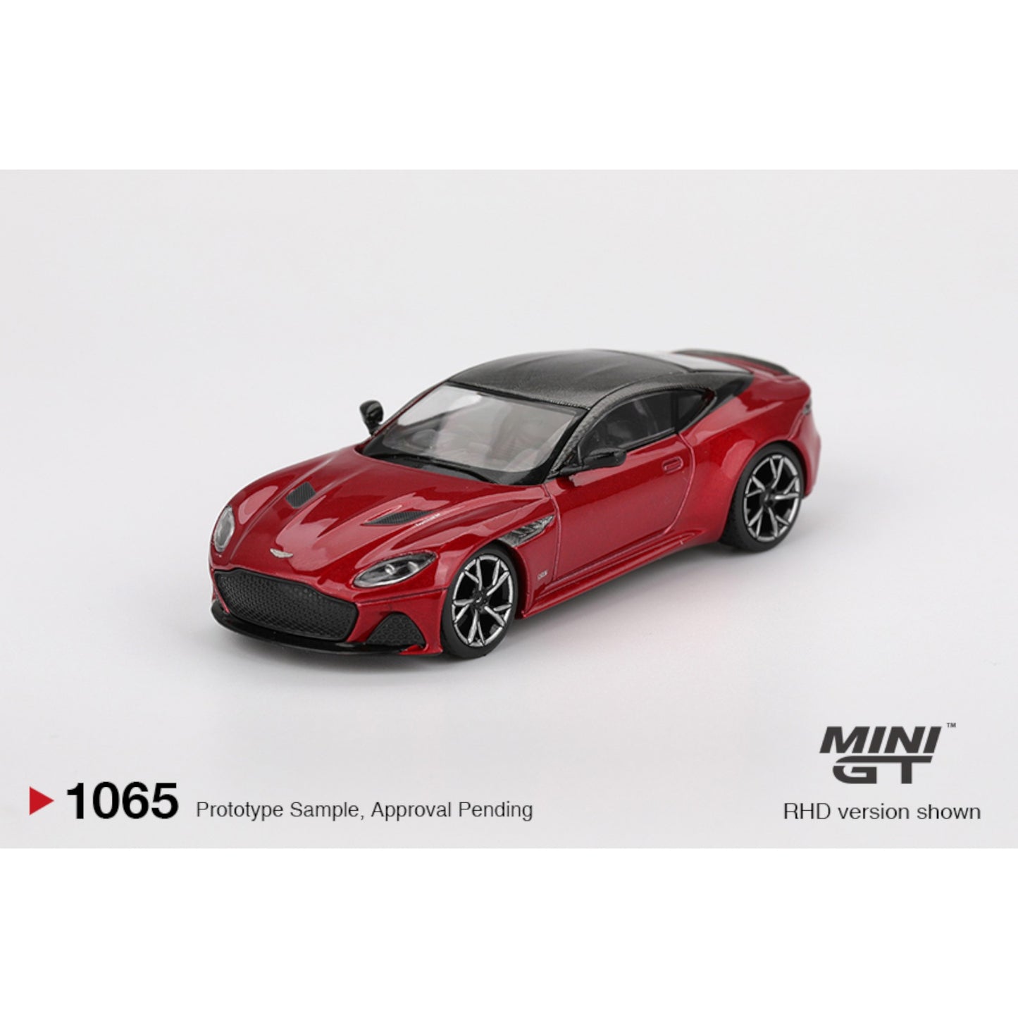 Mini GT - Pre-Order - Aston Martin DBS Hyper Red - MGT01065 (LHD)