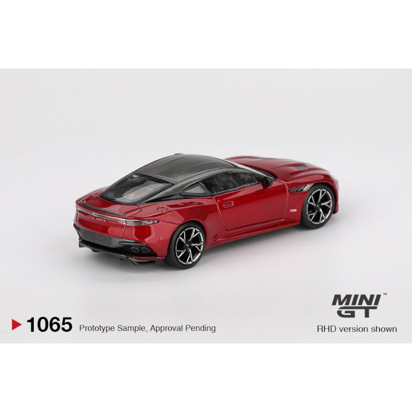 Mini GT - Pre-Order - Aston Martin DBS Hyper Red - MGT01065 (LHD)