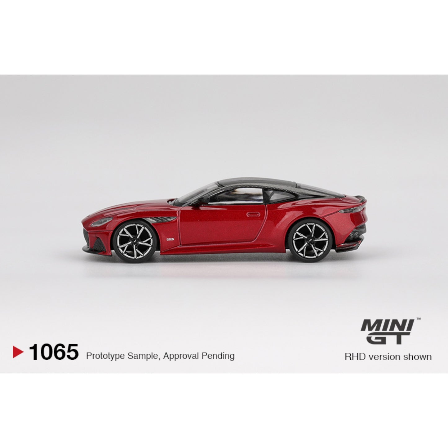 Mini GT - Pre-Order - Aston Martin DBS Hyper Red - MGT01065 (LHD)