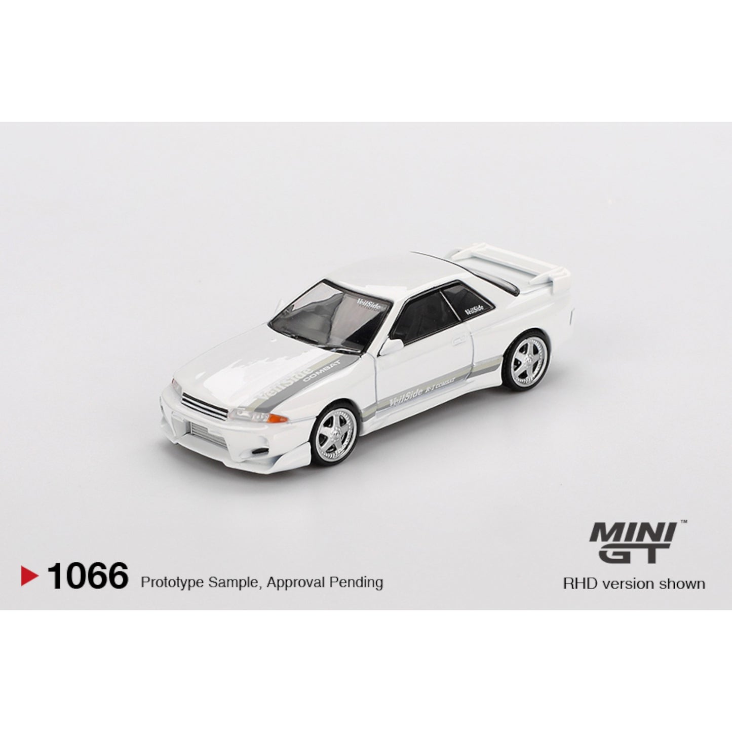 Mini GT - Pre-Order - Nissan Skyline GT-R (R32) VeilSide Combat C-I White - MGT01066 (RHD)